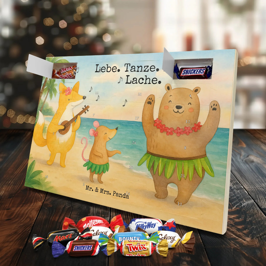 Chocolate advent calendar forest animals Aloha Design card, gift ideas, gifts, small animals, cute, cute animal motives, hand drawn, funny sayings, good mood, special gifts, animal lover, rabbit, dancing, forest animals, music, laughter, forest