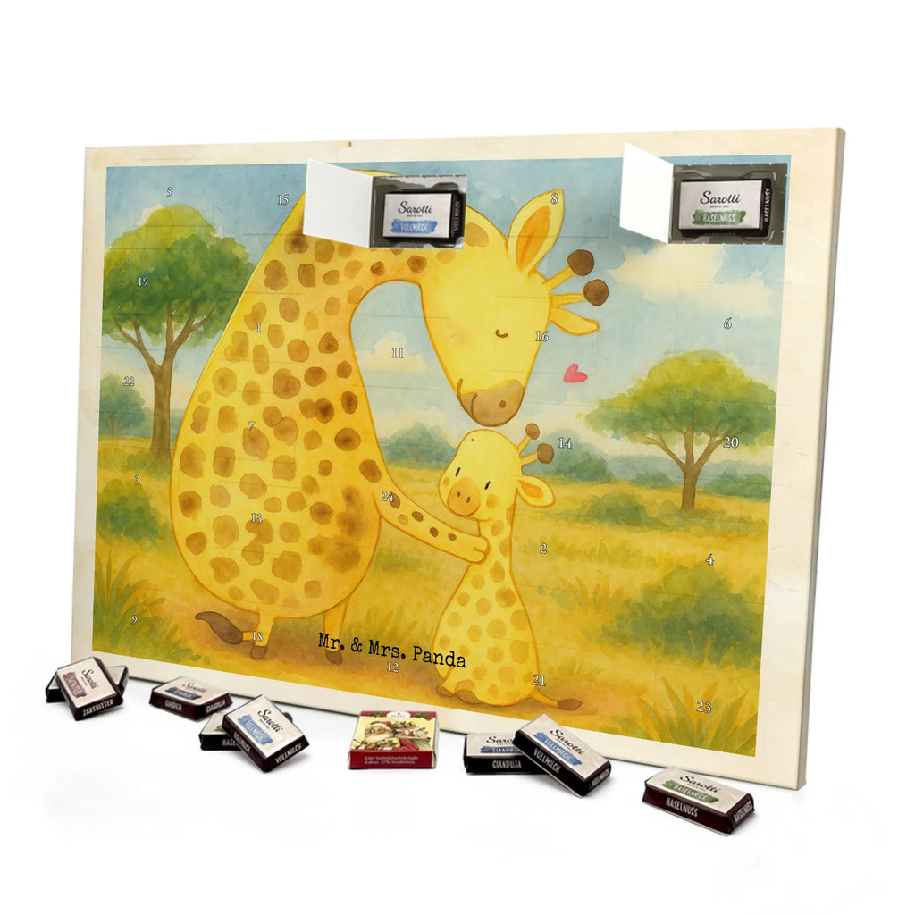 Chocolate advent calendar giraffe child Design Africa, mum, favourite person, child, son, daughter, mother