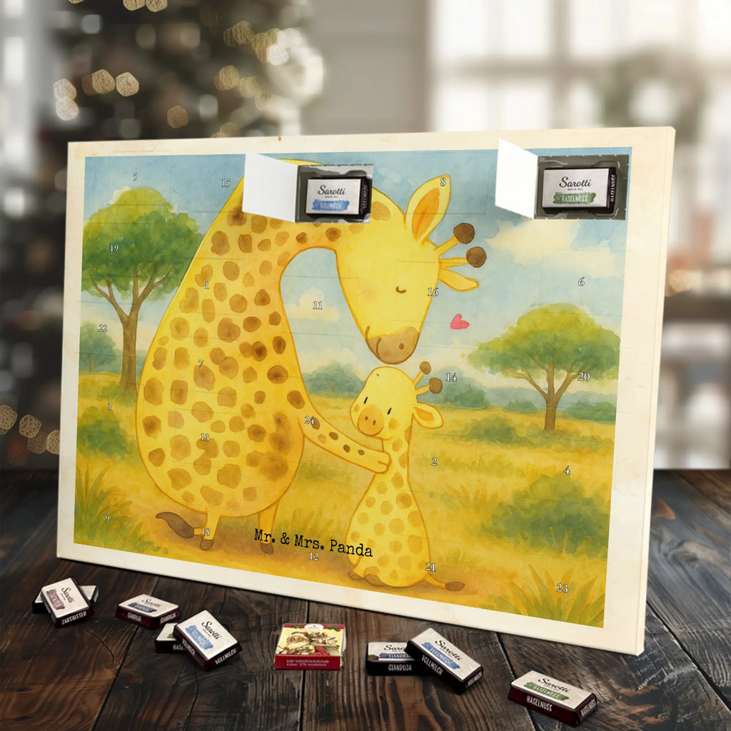 Chocolate advent calendar giraffe child Design Africa, mum, favourite person, child, son, daughter, mother