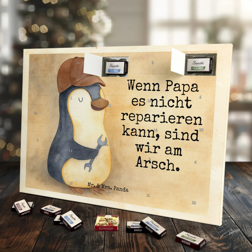 Chocolate advent calendar If Daddy can't fix it, we're screwed. Design Father's Day, Mother's Day, Father, Best Daddy in the World, Gift Daddy