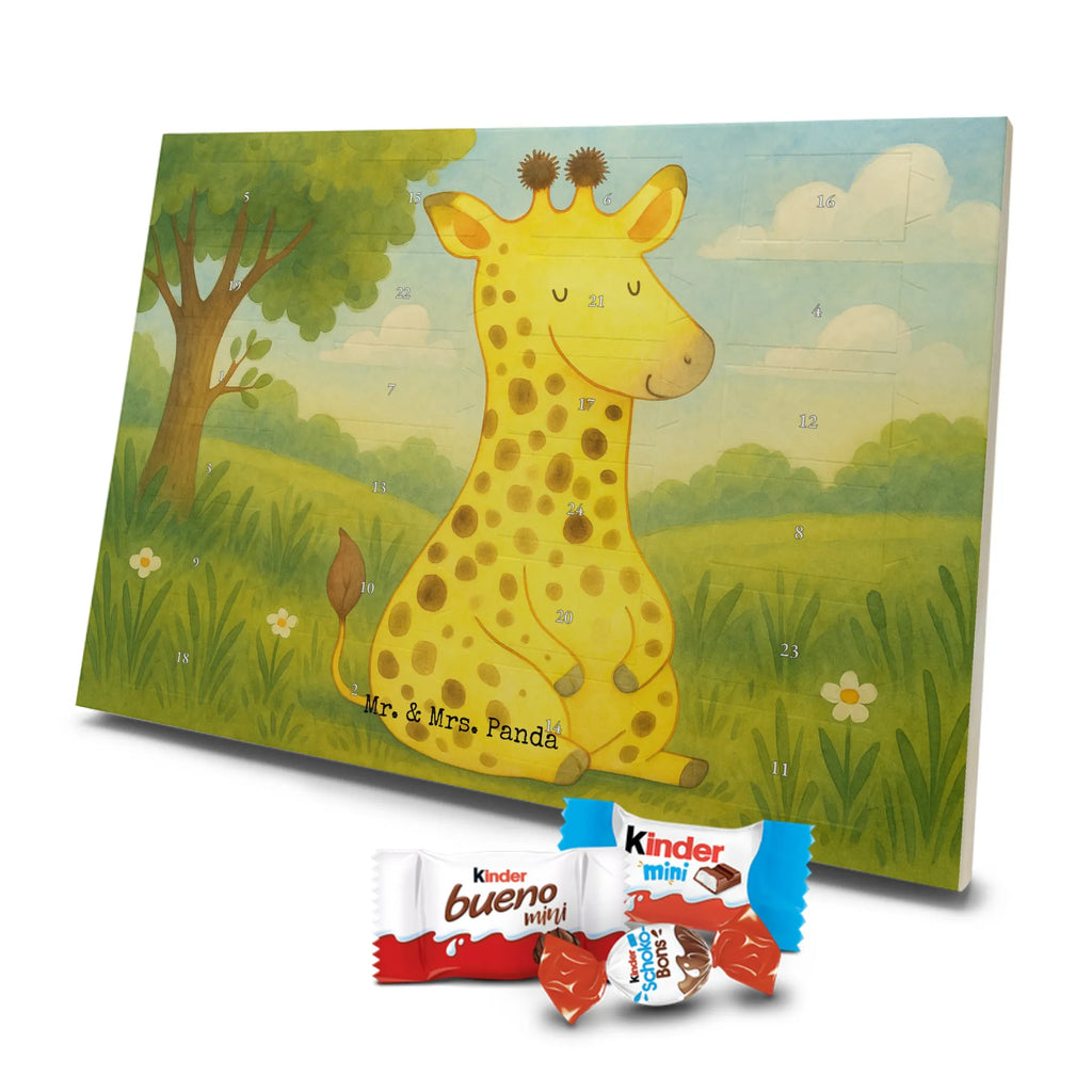 Chocolate advent calendar giraffe Satisfied Design Africa, Adventure