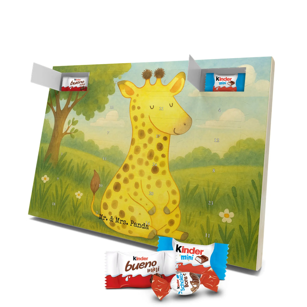 Chocolate advent calendar giraffe Satisfied Design Africa, Adventure