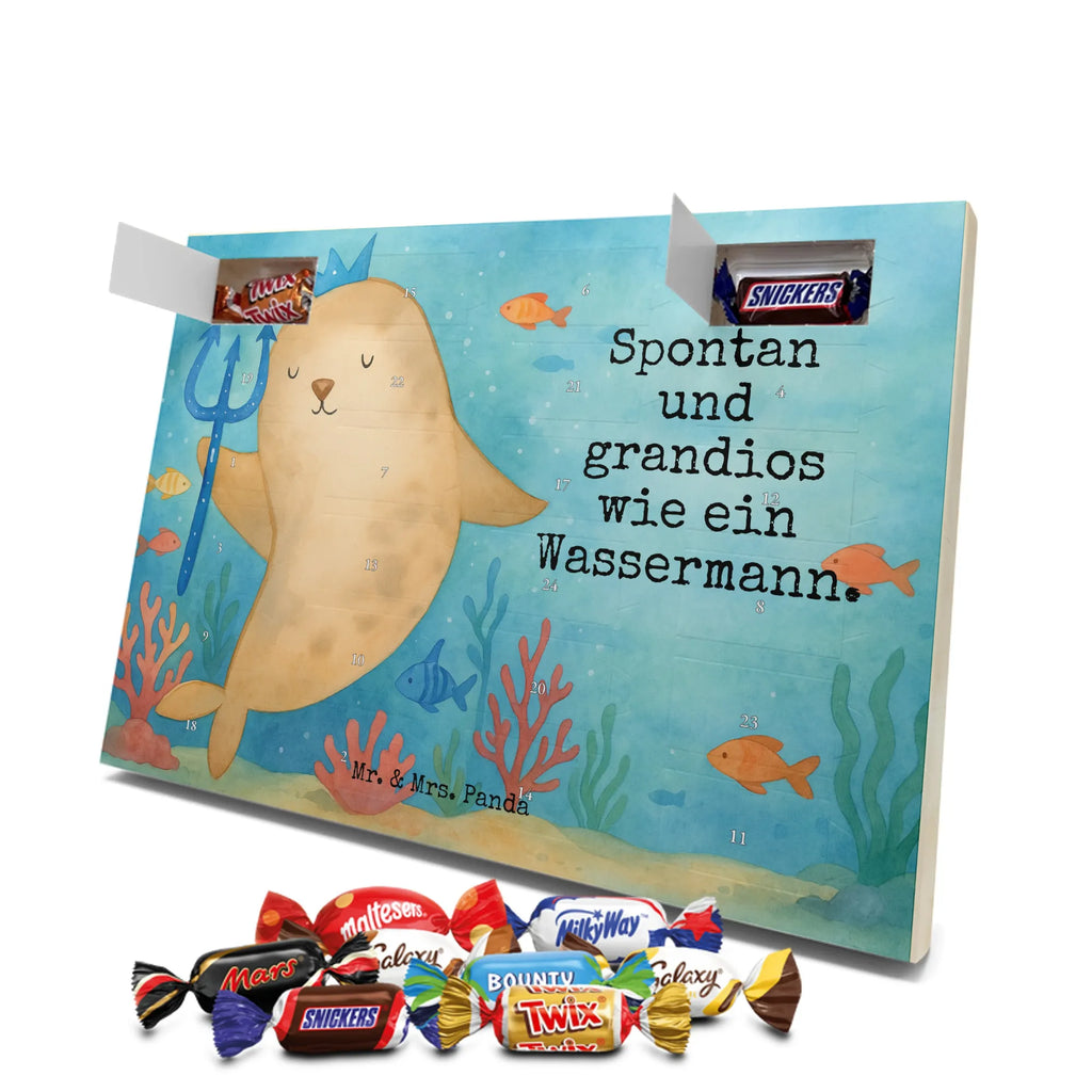 Chocolate advent calendar Star sign Aquarius Design constellations, birthdays, astrology, date of birth, month of birth, gift february, aquarius zodiac sign, merman, gift january, sea gift, aquarius gift, birthday february, birthday january