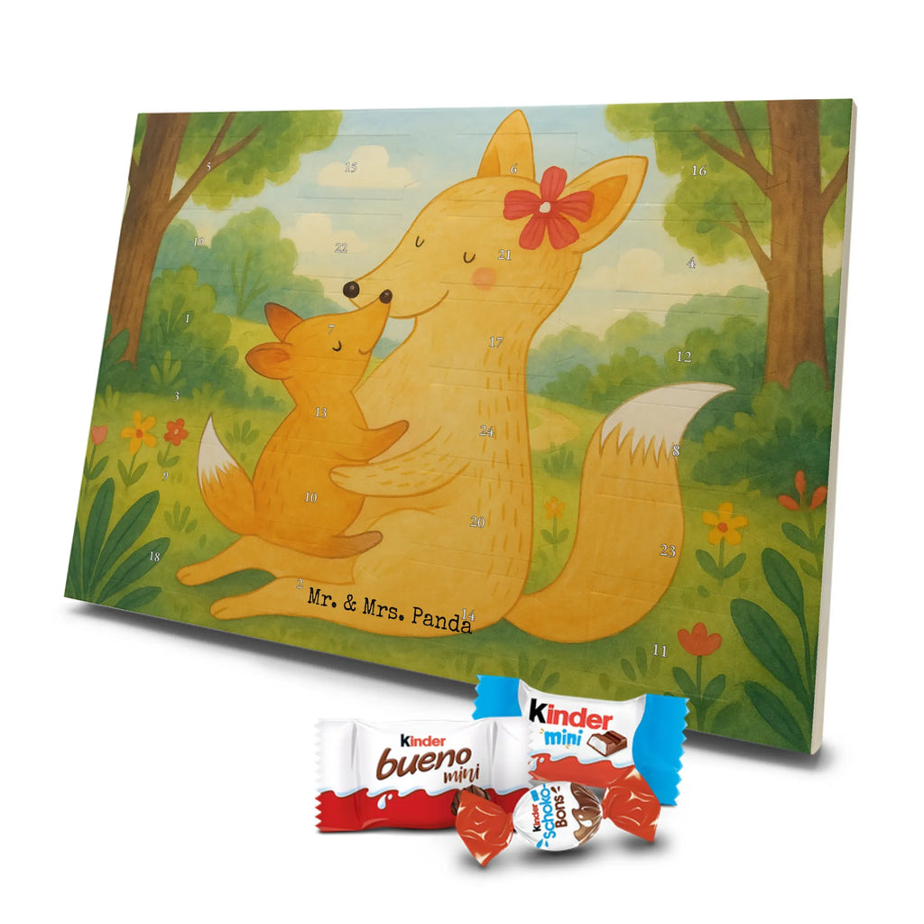 Chocolate advent calendar Fox mummy Design Father's Day, Mother's Day, best daughter, favourite daughter, daughter, mother, present