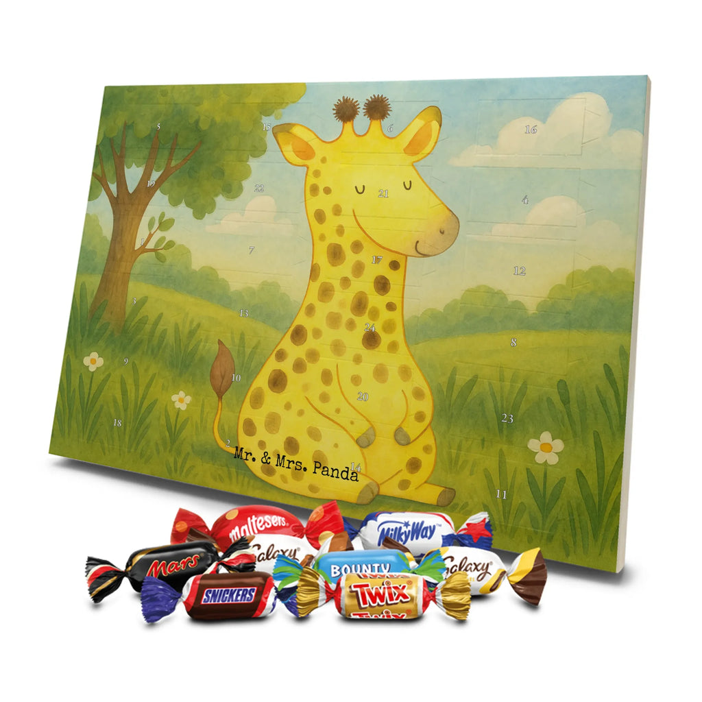 Chocolate advent calendar giraffe Satisfied Design Africa, Adventure