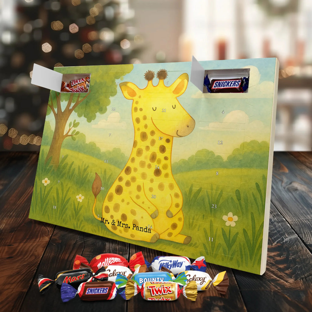 Chocolate advent calendar giraffe Satisfied Design Africa, Adventure