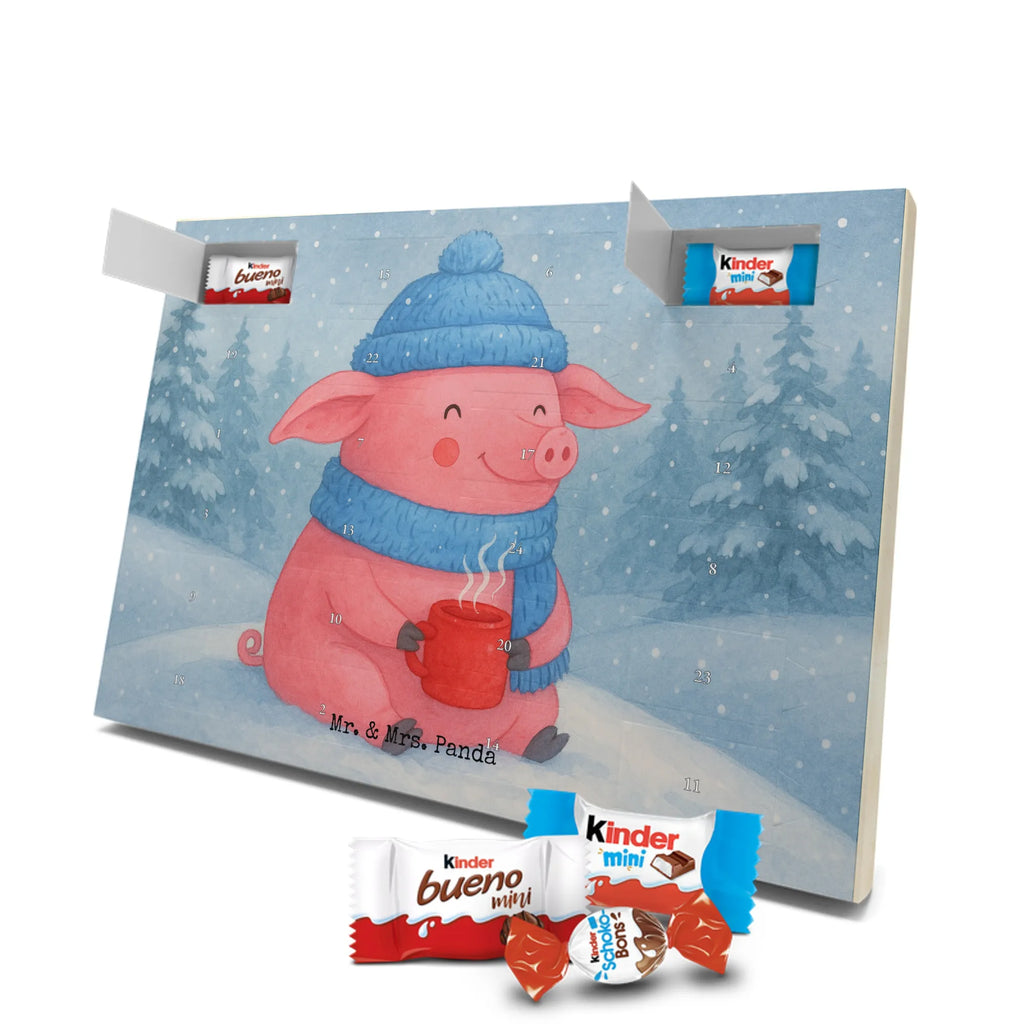 Chocolate advent calendar Pig Mulled wine Design Christmas time, snow, mulled wine, mulled pig, Christmas market, punch