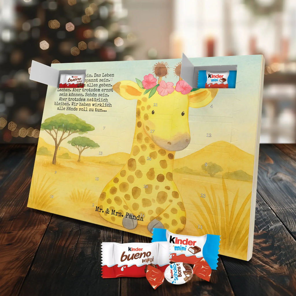 süßigkeiten adventskalender Giraffe Blumenkranz Design adventskalender mit süßigkeiten, pralinen adventskalender, Adventskalender Schokolade, schokolade adventskalender, adventskalender süßigkeiten, schokoladen kalender, Adventskalender, schokokalender, advent kalender, schokoladenkalender, schoko weihnachtskalender, Weihnachtskalender Schokolade, schoko kalender, Schoko Adventskalender, adventskalender pralinen, süßigkeiten kalender, kalender schokolade, Weihnachtskalender, weihnachtskalender schoko, adventskalender mit pralinen, süßigkeiten adventskalender, adventskalender mit schokolade, Schokoladen Adventskalender, Afrika, Wildtiere, Blumenkranz, Selbstliebe, Giraffe, Abenteurer, Freundin
