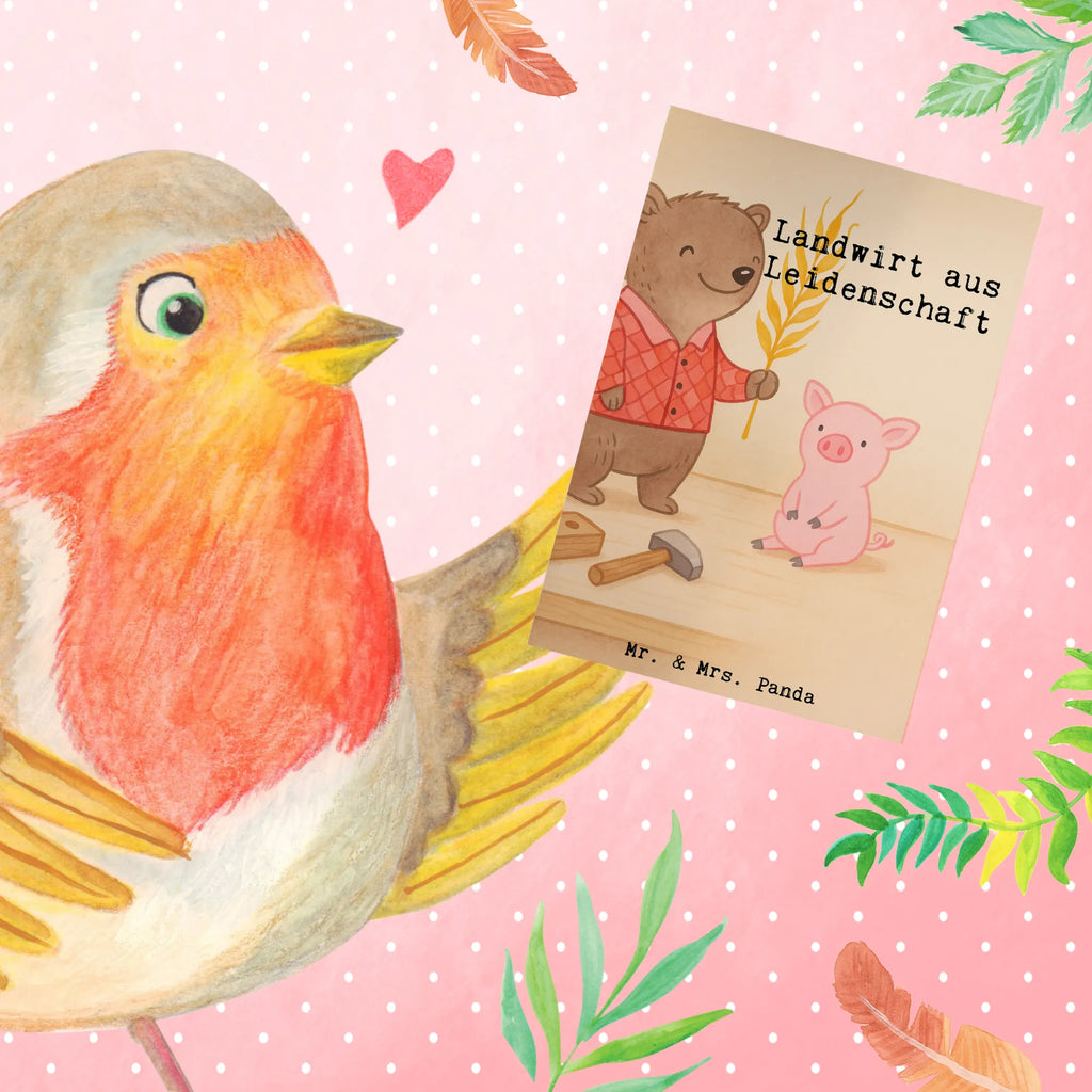 Grußkarte Landwirt Leidenschaft Design Klappkarte, Grußkarte, Karte, Glückwunschkarte, Einladungskarte, Ansichtskarten, Hochzeitskarte, Geburtstagskarte, Beruf, Ausbildung, Jubiläum, Abschied, Rente, Kollege, Kollegin, Geschenk, Schenken, Arbeitskollege, Mitarbeiter, Firma, Danke, Dankeschön, Landwirt; Bauer, Tierwirt, Farmer, Agronom, Bauernhof