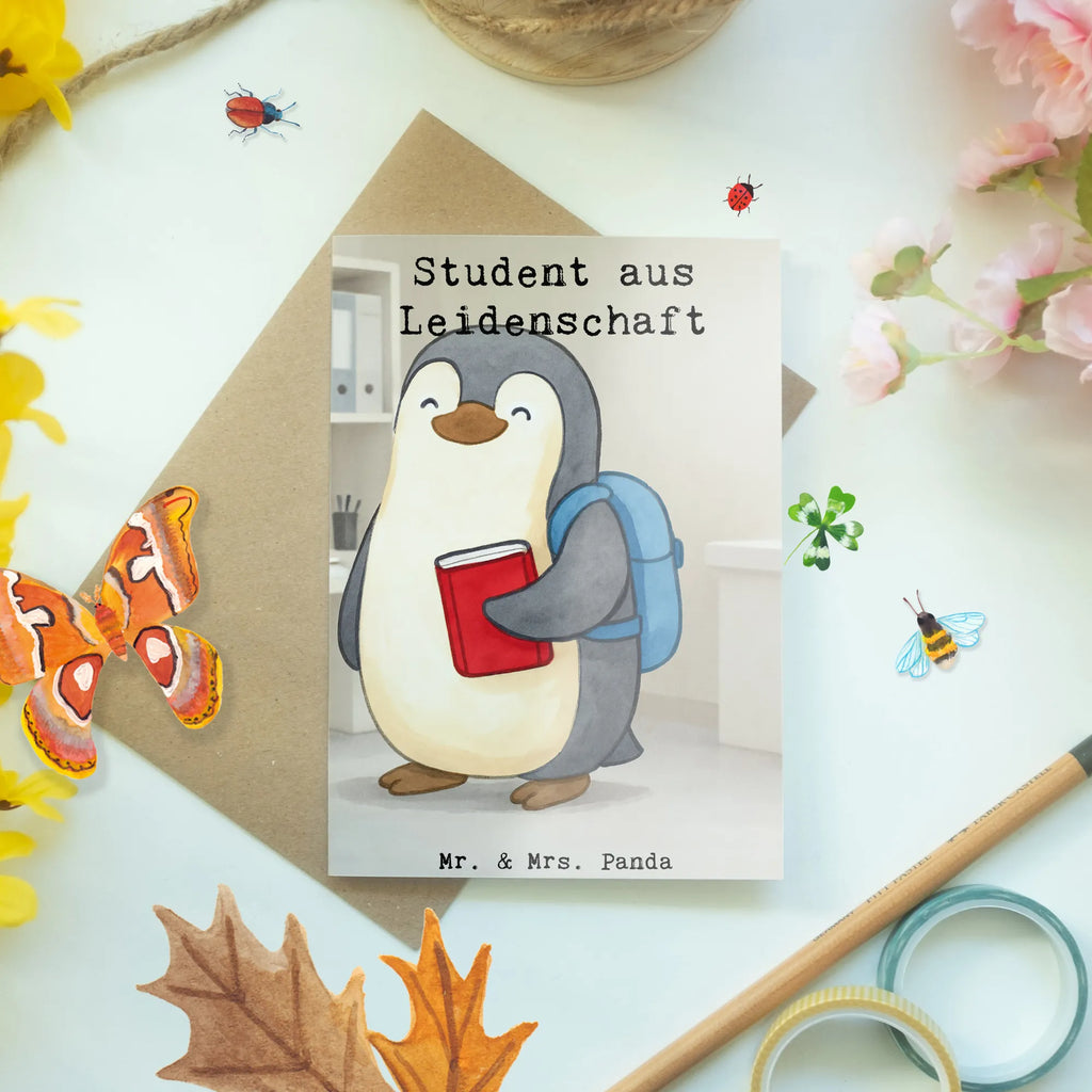 Grußkarte Student Leidenschaft Design Grußkarte, Glückwunschkarte, Ansichtskarten, Einladungskarte, Hochzeitskarte, Karte, Klappkarte, Geburtstagskarte, Beruf, Ausbildung, Jubiläum, Abschied, Rente, Kollege, Kollegin, Geschenk, Schenken, Arbeitskollege, Mitarbeiter, Firma, Danke, Dankeschön