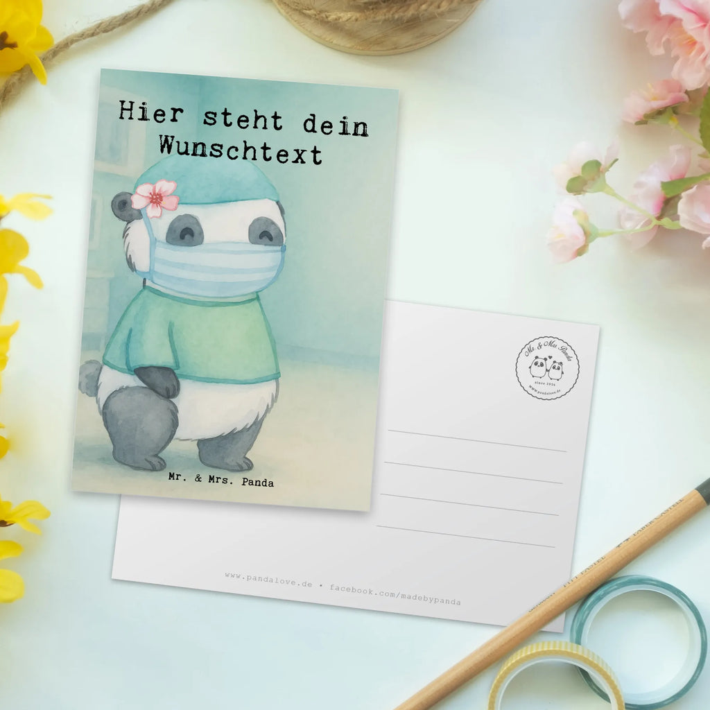 Personalisierte Postkarte Operationsassistentin Leidenschaft Design Grußkarte mit Namen, Postkarte personalisierbar, Postkarte mit Wunschtext, Einladung mit Wunschtext, Geschenkkarte mit Wunschtext, Karte mit Wunschtext, Postkarte mit Namen, Grußkarte mit Wunschtext, Einladung mit Namen, Karte mit Namen, Postkarte bedrucken, Ansichtskarte mit Namen, Geschenkkarte mit Namen, Ansichtskarte mit Wunschtext, Beruf, Ausbildung, Jubiläum, Abschied, Rente, Kollege, Kollegin, Geschenk, Schenken, Arbeitskollege, Mitarbeiter, Firma, Danke, Dankeschön, Operationsassistenz, Operationstechnische Assistentin, Operationsassistentin, OP Assistentin, OTA