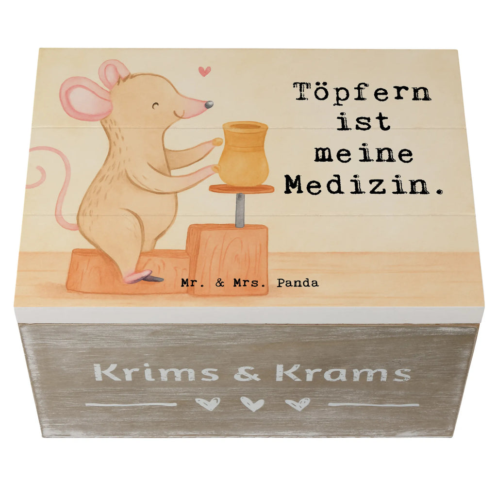 Holzkiste Maus Töpfern Design Schatulle, Geschenkdose, Aufbewahrungsbox, Kiste, Holzkiste, Erinnerungsbox, Truhe, Dekokiste, Schatzkiste, XXL, Erinnerungskiste, Geschenkbox, Geschenk, Sport, Sportart, Hobby, Schenken, Danke, Dankeschön, Auszeichnung, Gewinn, Sportler, Töpfern, Töpferei, Töpferkurs