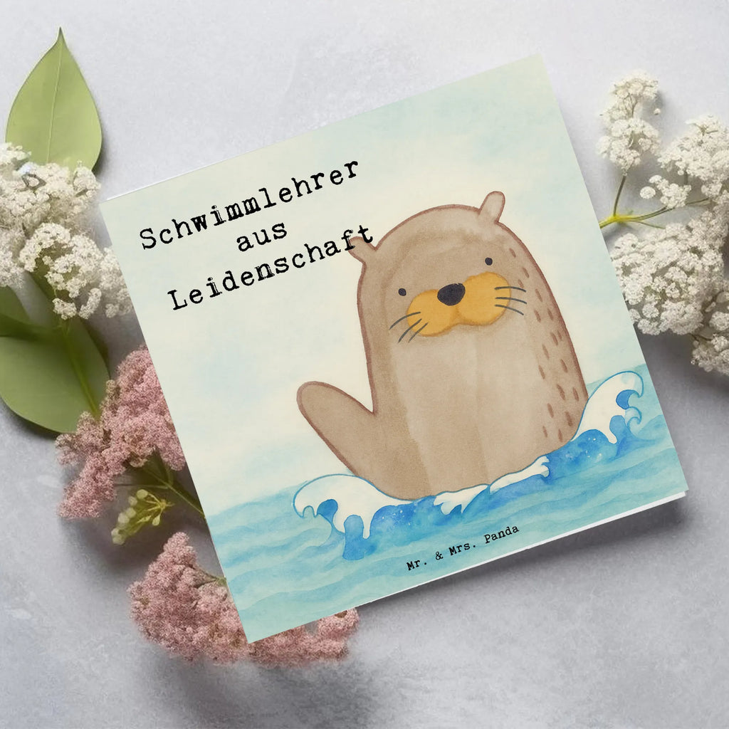 Deluxe Karte Schwimmlehrer Leidenschaft Design Karte, Einladungskarte, Hochwertige Grußkarte, Grußkarte, Hochwertige Klappkarte, Glückwunschkarte, Hochzeitskarte, Klappkarte, Geburtstagskarte, Beruf, Ausbildung, Jubiläum, Abschied, Rente, Kollege, Kollegin, Geschenk, Schenken, Arbeitskollege, Mitarbeiter, Firma, Danke, Dankeschön, Schwimmlehrer, Schwimmkurs, Schwimmschule, Schwimmbad, Schwimmverein
