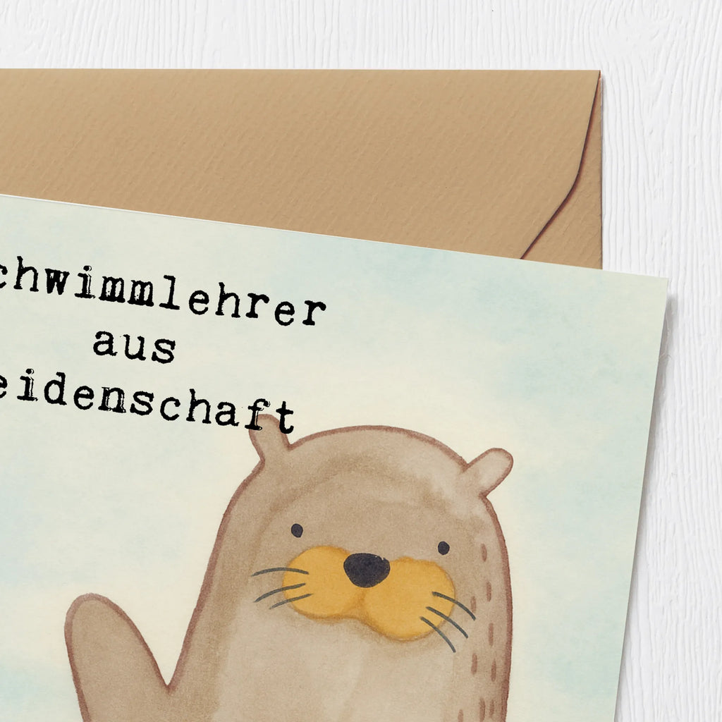 Deluxe Karte Schwimmlehrer Leidenschaft Design Karte, Einladungskarte, Hochwertige Grußkarte, Grußkarte, Hochwertige Klappkarte, Glückwunschkarte, Hochzeitskarte, Klappkarte, Geburtstagskarte, Beruf, Ausbildung, Jubiläum, Abschied, Rente, Kollege, Kollegin, Geschenk, Schenken, Arbeitskollege, Mitarbeiter, Firma, Danke, Dankeschön, Schwimmlehrer, Schwimmkurs, Schwimmschule, Schwimmbad, Schwimmverein