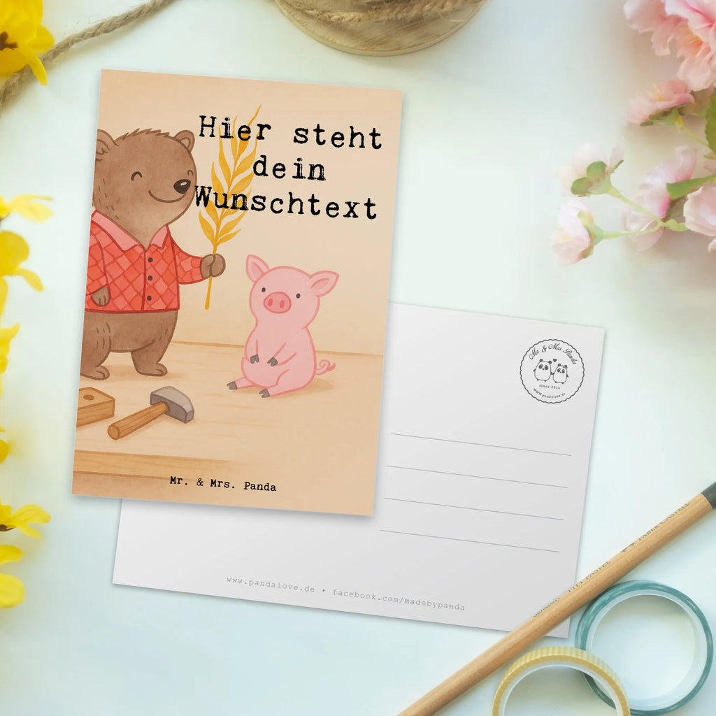 Personalisierte Postkarte Landwirt Leidenschaft Design Grußkarte mit Wunschtext, Postkarte mit Namen, Ansichtskarte mit Wunschtext, Postkarte bedrucken, Geschenkkarte mit Namen, Einladung mit Wunschtext, Grußkarte mit Namen, Karte mit Namen, Geschenkkarte mit Wunschtext, Einladung mit Namen, Postkarte personalisierbar, Postkarte mit Wunschtext, Ansichtskarte mit Namen, Karte mit Wunschtext, Beruf, Ausbildung, Jubiläum, Abschied, Rente, Kollege, Kollegin, Geschenk, Schenken, Arbeitskollege, Mitarbeiter, Firma, Danke, Dankeschön, Bauernhof, Agronom, Tierwirt, Landwirt; Bauer, Farmer