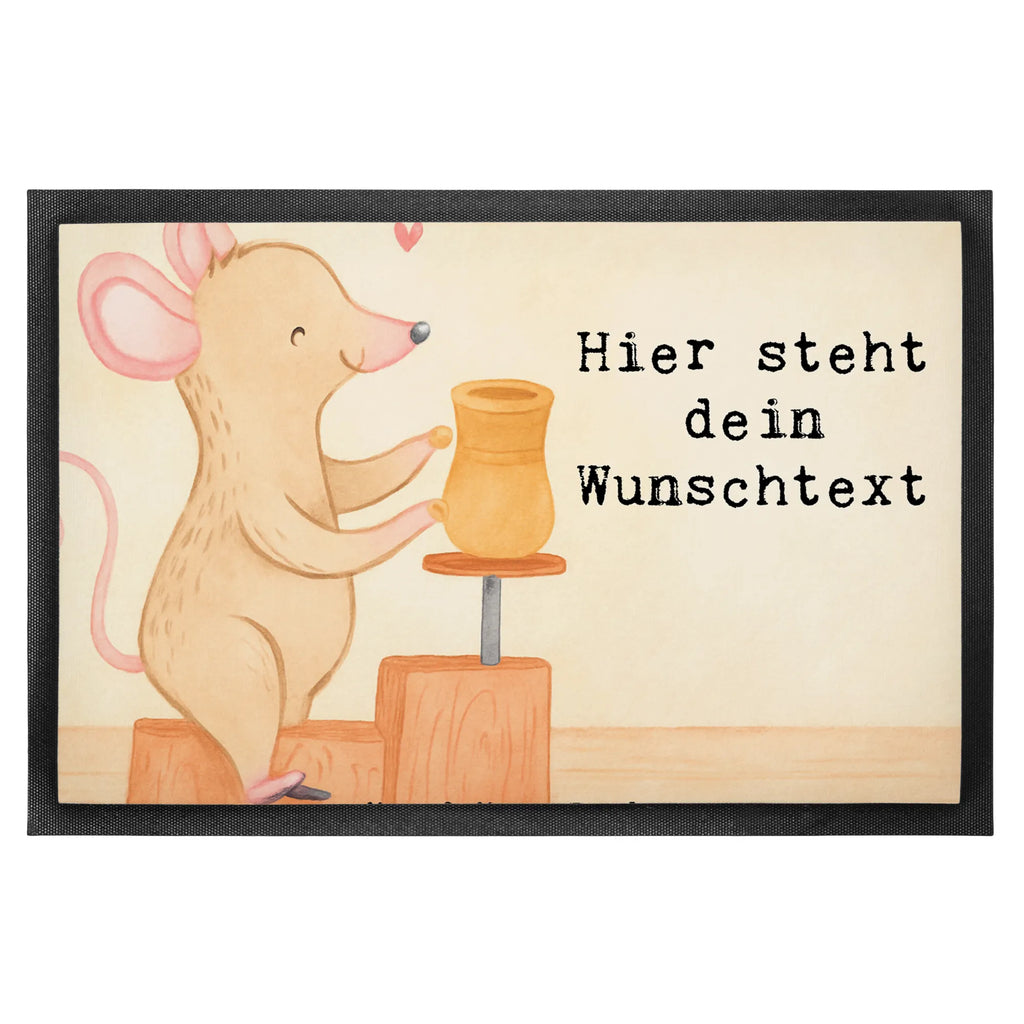 Personalisierte Fußmatte Maus Töpfern Design Bedrucken, Wunschnamen, Fußmatte bedrucken, Personalisieruung, Türvorleger mit Namen, Namensfussmatte, Türvorleger personalisiert, Personalisierte Fußmatte, Haustürmatte personalisiert, Personalisiert, Fußmatte mit Namen, Geschenk, Sport, Sportart, Hobby, Schenken, Danke, Dankeschön, Auszeichnung, Gewinn, Sportler, Töpferei, Töpferkurs, Töpfern