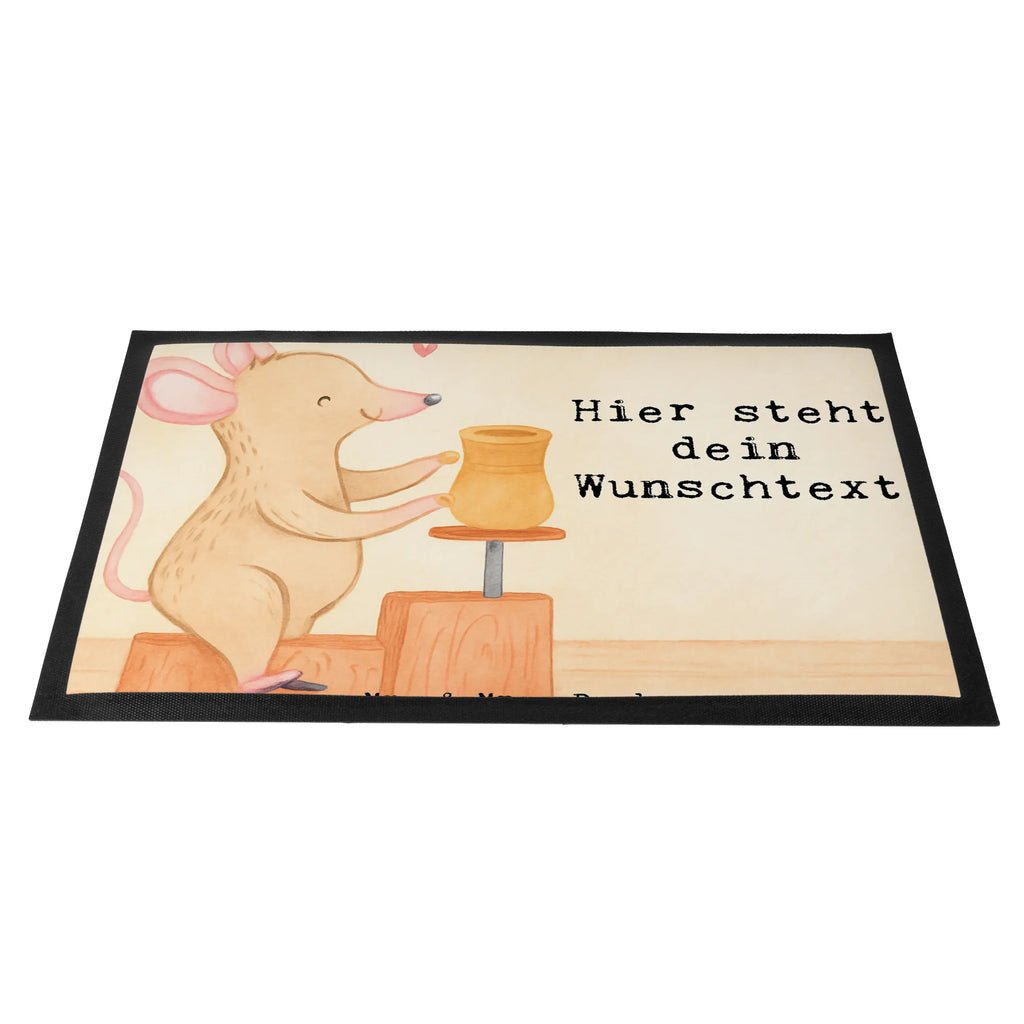 Personalisierte Fußmatte Maus Töpfern Design Bedrucken, Wunschnamen, Fußmatte bedrucken, Personalisieruung, Türvorleger mit Namen, Namensfussmatte, Türvorleger personalisiert, Personalisierte Fußmatte, Haustürmatte personalisiert, Personalisiert, Fußmatte mit Namen, Geschenk, Sport, Sportart, Hobby, Schenken, Danke, Dankeschön, Auszeichnung, Gewinn, Sportler, Töpferei, Töpferkurs, Töpfern