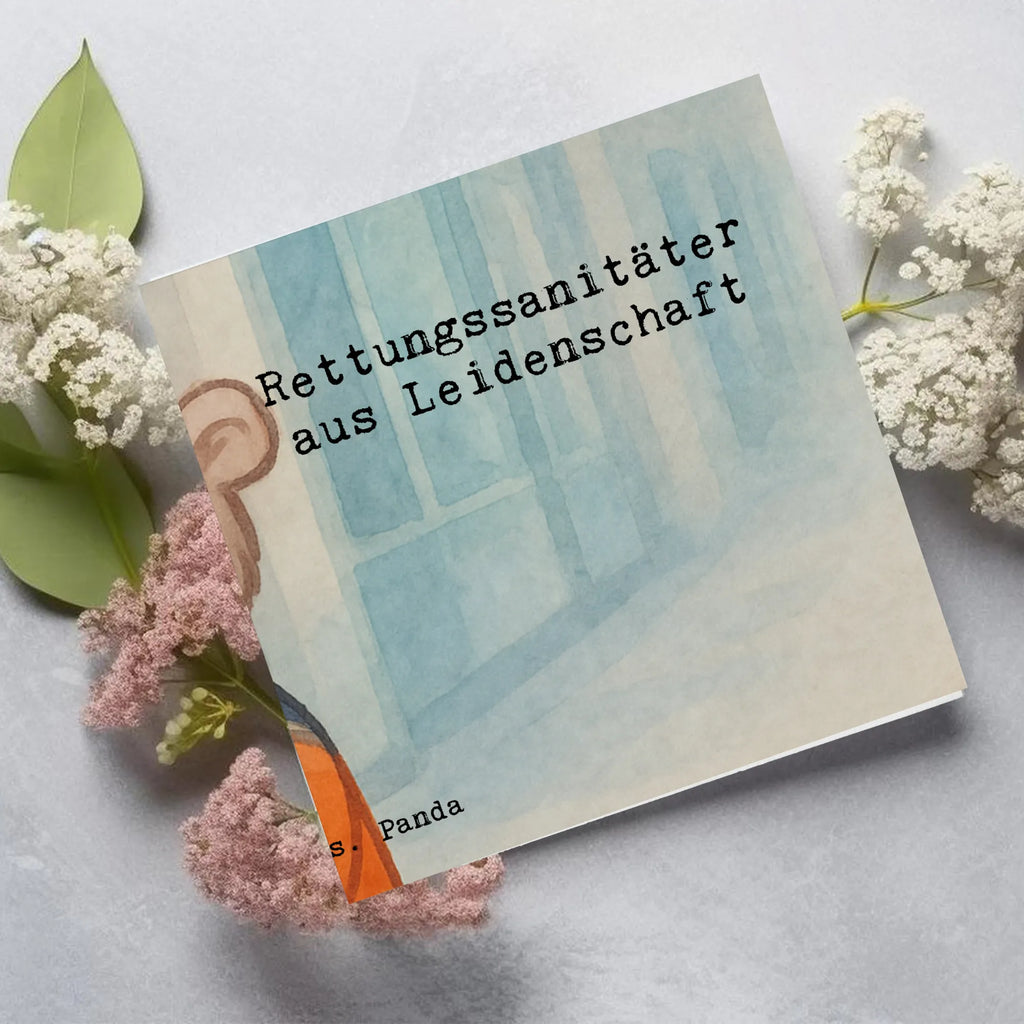 Deluxe Karte Rettungssanitäter Leidenschaft Design Klappkarte, Hochwertige Klappkarte, Grußkarte, Glückwunschkarte, Karte, Einladungskarte, Hochzeitskarte, Geburtstagskarte, Hochwertige Grußkarte, Beruf, Ausbildung, Jubiläum, Abschied, Rente, Kollege, Kollegin, Geschenk, Schenken, Arbeitskollege, Mitarbeiter, Firma, Danke, Dankeschön