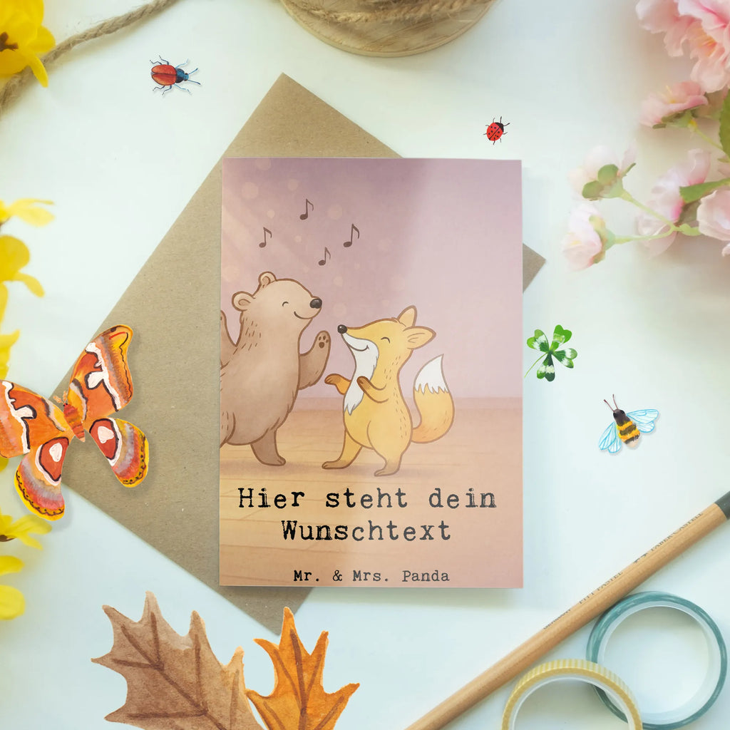 Personalisierte Grußkarte Hase Tanzen Design Grußkarten personalisiert, Grußkarte als Geldgeschenk, Grußkarte mit persönlichen Nachrichten, Personalisierte Geburtstagskarte, Personalisierte Einladungskarte, Personalisierte Grußkarte, Personalisiertere Klappkarte, Grußkarte selbst gestalten, Grußkarte mit Namen, Personalisierte Karte, Personalisierte Glückwunschkarte, Personalisierte Hochzeitskarte, Grußkarte selber drucken, Geschenk, Sport, Sportart, Hobby, Schenken, Danke, Dankeschön, Auszeichnung, Gewinn, Sportler, Tanzkurs, Tanzen, tanzen gehen, Tanzschule