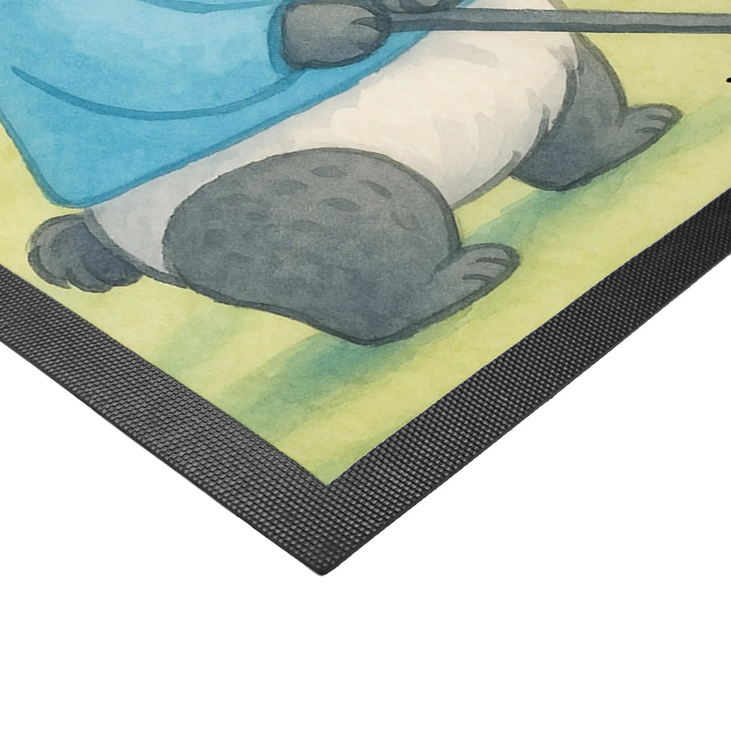 Personalisierte Fußmatte Panda Golfen Design Namensfussmatte, Fußmatte bedrucken, Fußmatte mit Namen, Personalisiert, Personalisierte Fußmatte, Türvorleger personalisiert, personalisierung, Türvorleger mit Namen, Wunschnamen, Haustürmatte personalisiert, Bedrucken, Schenken, Geschenk, Sportler, Gewinn, Auszeichnung, Dankeschön, Danke, Hobby, Sportart, Sport, Golf spielen, Golfplatz, Golfturnier, Golfen, Golf Verein