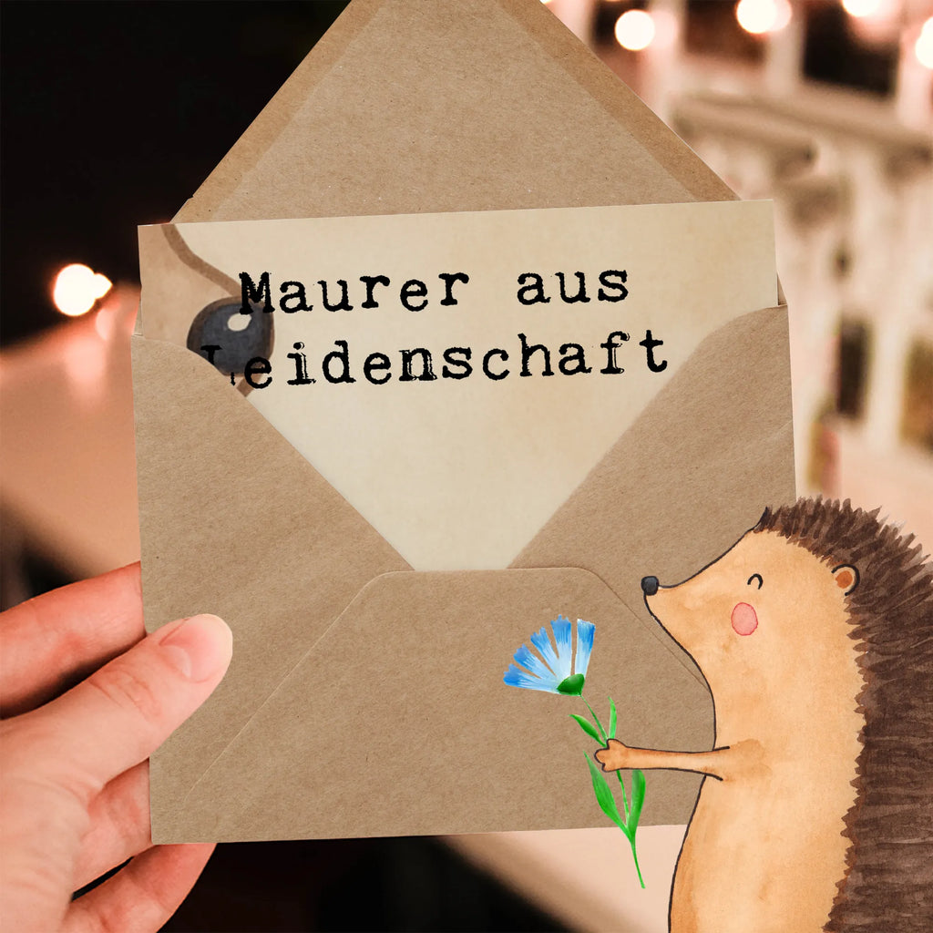 Deluxe Karte Maurer Leidenschaft Design Grußkarte, Hochwertige Klappkarte, Hochzeitskarte, Geburtstagskarte, Karte, Einladungskarte, Glückwunschkarte, Klappkarte, Hochwertige Grußkarte, Beruf, Ausbildung, Jubiläum, Abschied, Rente, Kollege, Kollegin, Geschenk, Schenken, Arbeitskollege, Mitarbeiter, Firma, Danke, Dankeschön, Maurer, Handwerker, Maurerbetrieb, Gesellenprüfung, Maurermeister