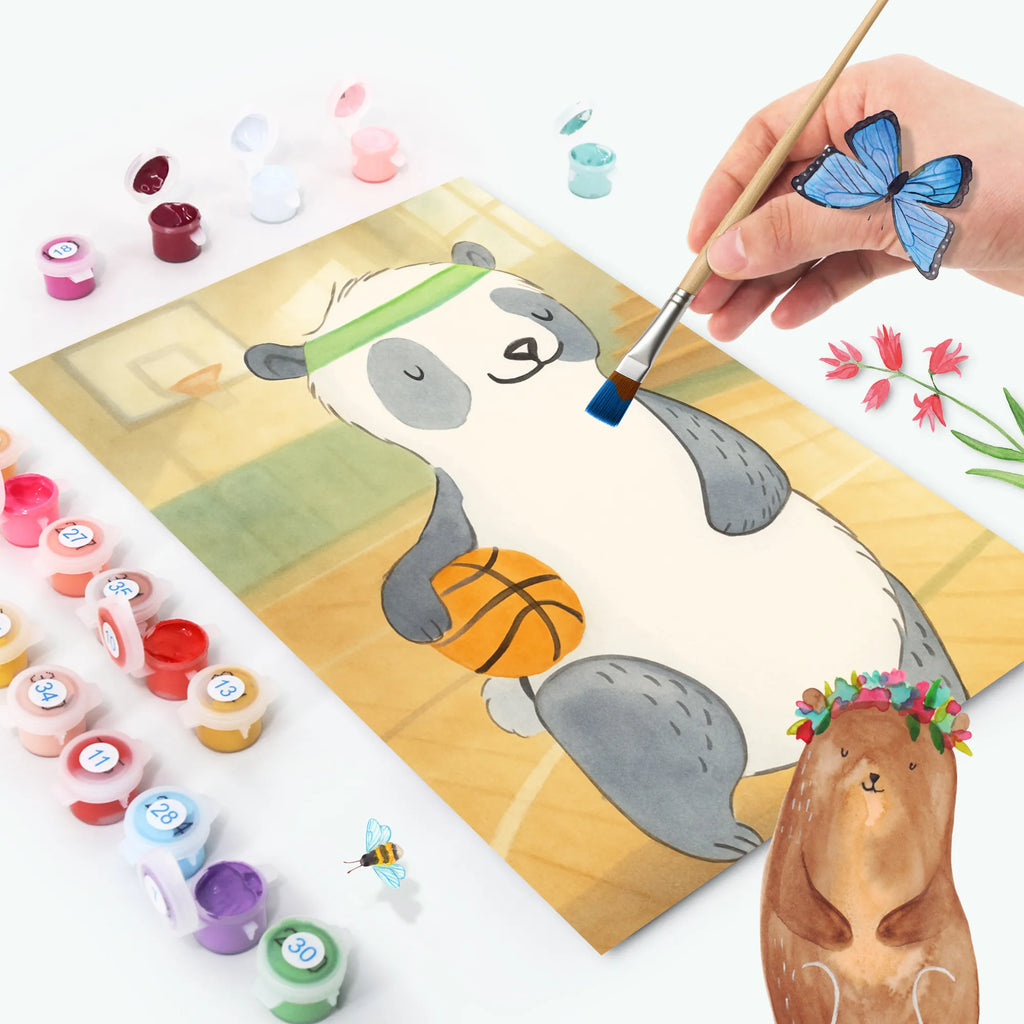 Malen nach Zahlen Panda Basketball Design Kunstwerk, Ausmalbild, Kreativität, Bastelidee, Malen, DIY, Baseln, Künstler, Malen nach Zahlen, Geschenk, Sport, Sportart, Hobby, Schenken, Danke, Dankeschön, Auszeichnung, Gewinn, Sportler, Basketballplatz, Basketball Verband, Basketball Verein, Basketball