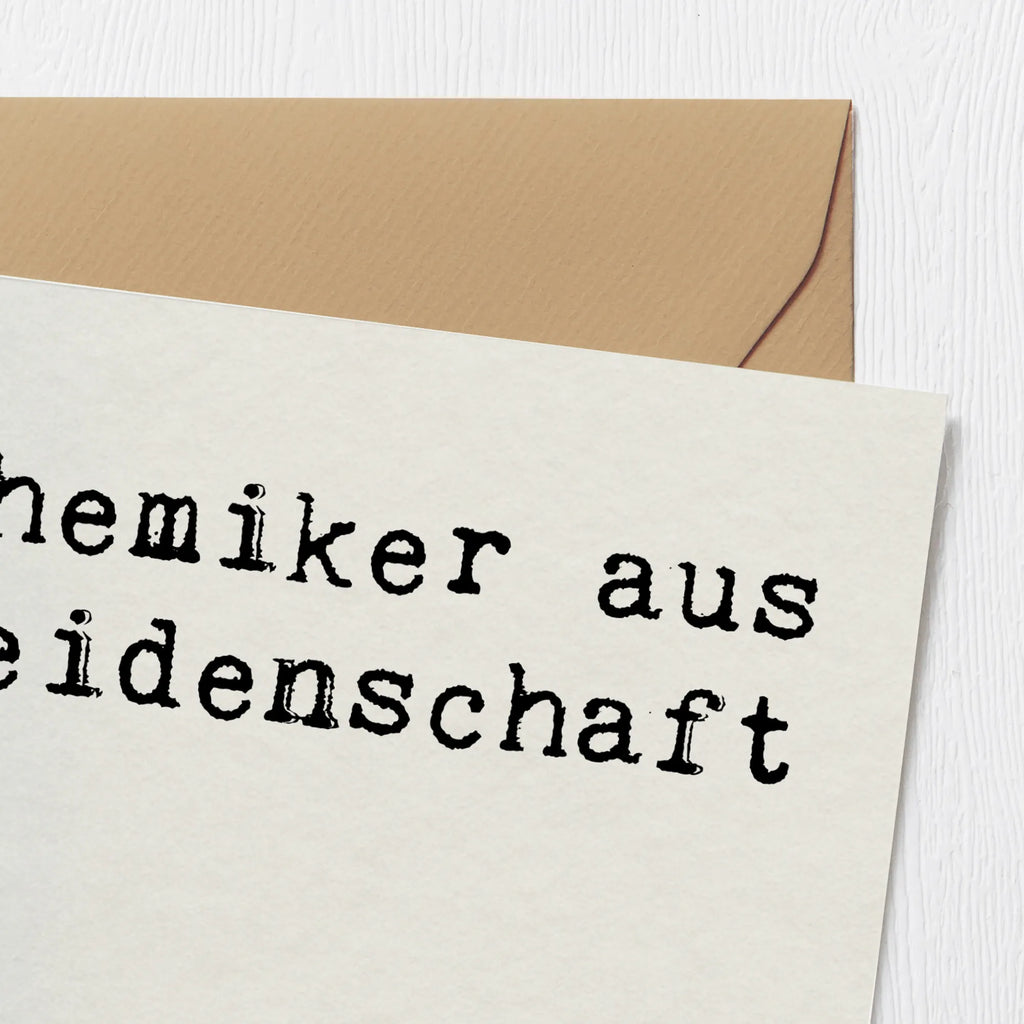 Deluxe Karte Chemiker Leidenschaft Design Einladungskarte, Geburtstagskarte, Karte, Hochwertige Grußkarte, Glückwunschkarte, Grußkarte, Klappkarte, Hochwertige Klappkarte, Hochzeitskarte, Beruf, Ausbildung, Jubiläum, Abschied, Rente, Kollege, Kollegin, Geschenk, Schenken, Arbeitskollege, Mitarbeiter, Firma, Danke, Dankeschön, Wissenschaftler, Labor, Naturwissenschaftler, Chemiker, Chemielaborant, Forschung, Studium