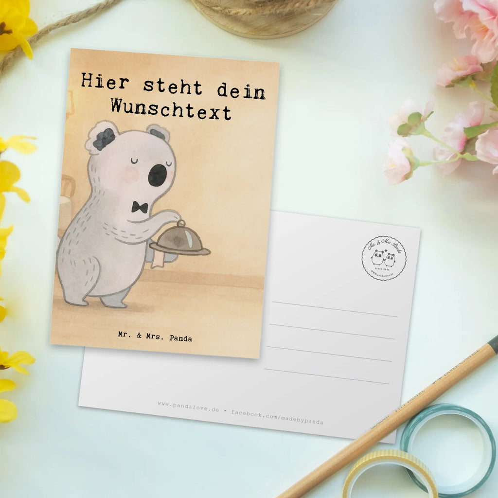 Personalisierte Postkarte Restaurantfachmann Leidenschaft Design Postkarte bedrucken, Grußkarte mit Wunschtext, Grußkarte mit Namen, Postkarte mit Namen, Geschenkkarte mit Namen, Einladung mit Wunschtext, Einladung mit Namen, Karte mit Namen, Postkarte mit Wunschtext, Ansichtskarte mit Wunschtext, Ansichtskarte mit Namen, Geschenkkarte mit Wunschtext, Postkarte personalisierbar, Karte mit Wunschtext, Beruf, Ausbildung, Jubiläum, Abschied, Rente, Kollege, Kollegin, Geschenk, Schenken, Arbeitskollege, Mitarbeiter, Firma, Danke, Dankeschön