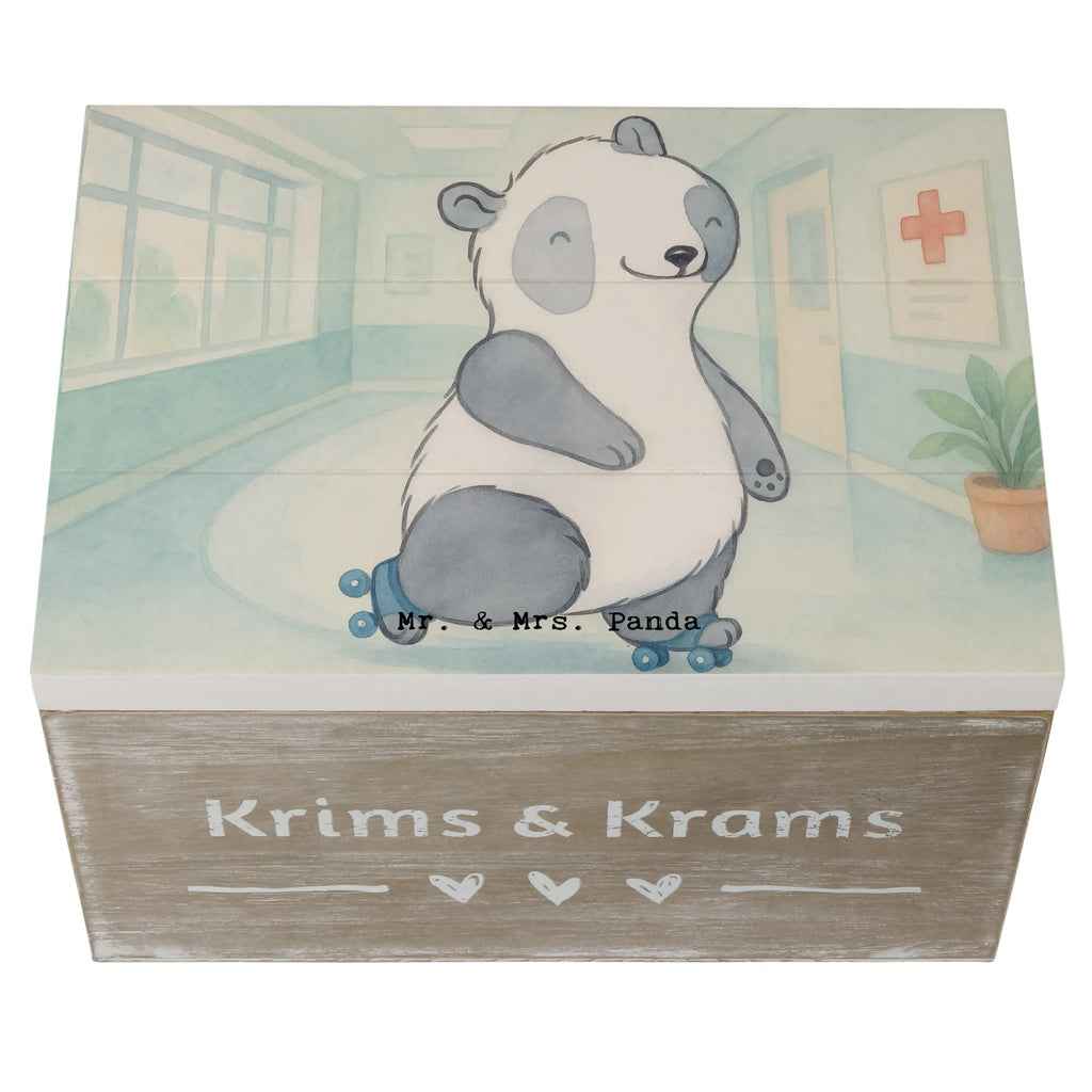 Holzkiste Panda Inliner fahren Design Schatulle, Aufbewahrungsbox, Erinnerungsbox, Holzkiste, Erinnerungskiste, XXL, Truhe, Geschenkbox, Dekokiste, Kiste, Geschenkdose, Schatzkiste, Geschenk, Sport, Sportart, Hobby, Schenken, Danke, Dankeschön, Auszeichnung, Gewinn, Sportler, Rollschuh fahren, inlinern, Inliner fahren