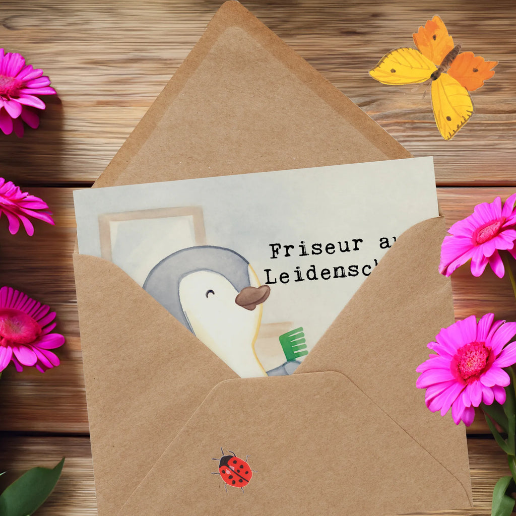 Deluxe Karte Friseur Leidenschaft Design Karte, Hochwertige Klappkarte, Grußkarte, Klappkarte, Hochzeitskarte, Hochwertige Grußkarte, Geburtstagskarte, Glückwunschkarte, Einladungskarte, Beruf, Ausbildung, Jubiläum, Abschied, Rente, Kollege, Kollegin, Geschenk, Schenken, Arbeitskollege, Mitarbeiter, Firma, Danke, Dankeschön, Frisör, Haarstylist, Barbier, Eröffnung Friseur, Coiffeur, Friseursalon, Frisörbesuch