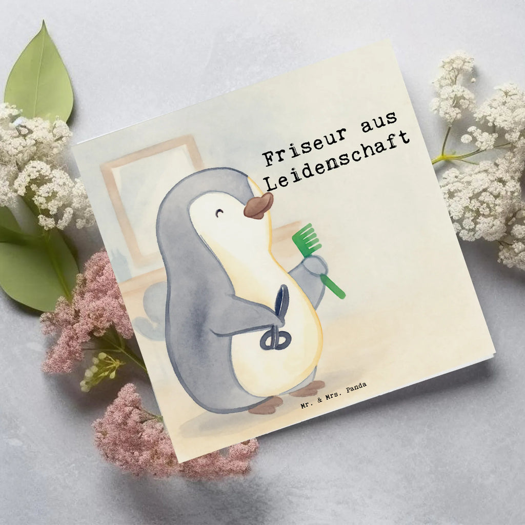 Deluxe Karte Friseur Leidenschaft Design Karte, Hochwertige Klappkarte, Grußkarte, Klappkarte, Hochzeitskarte, Hochwertige Grußkarte, Geburtstagskarte, Glückwunschkarte, Einladungskarte, Beruf, Ausbildung, Jubiläum, Abschied, Rente, Kollege, Kollegin, Geschenk, Schenken, Arbeitskollege, Mitarbeiter, Firma, Danke, Dankeschön, Frisör, Haarstylist, Barbier, Eröffnung Friseur, Coiffeur, Friseursalon, Frisörbesuch