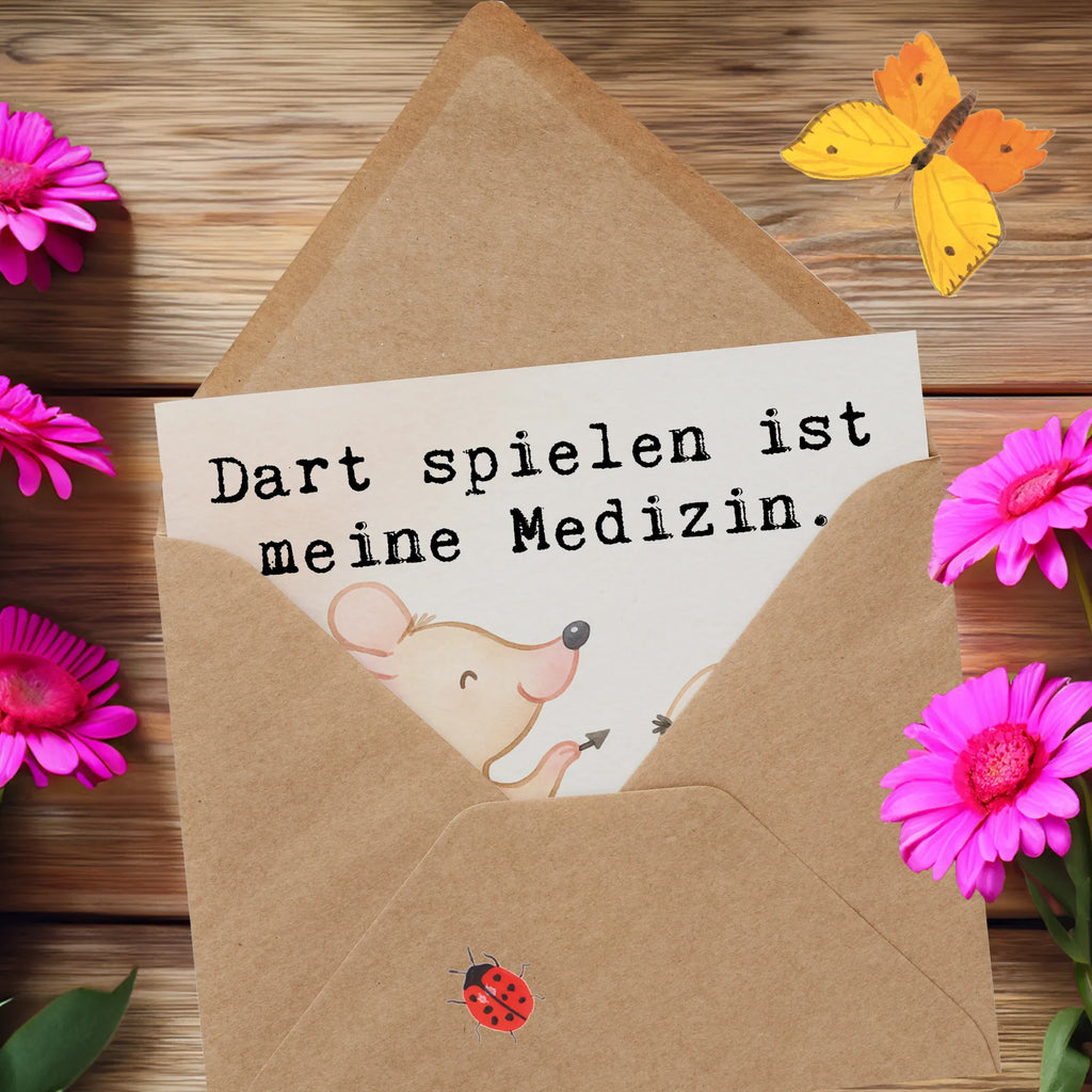 Deluxe Karte Maus Dart spielen Design Karte, Hochwertige Klappkarte, Hochwertige Grußkarte, Klappkarte, Einladungskarte, Grußkarte, Glückwunschkarte, Hochzeitskarte, Geburtstagskarte, Geschenk, Sport, Sportart, Hobby, Schenken, Danke, Dankeschön, Auszeichnung, Gewinn, Sportler, Dart spielen, Dart Turnier, Darten, Darts