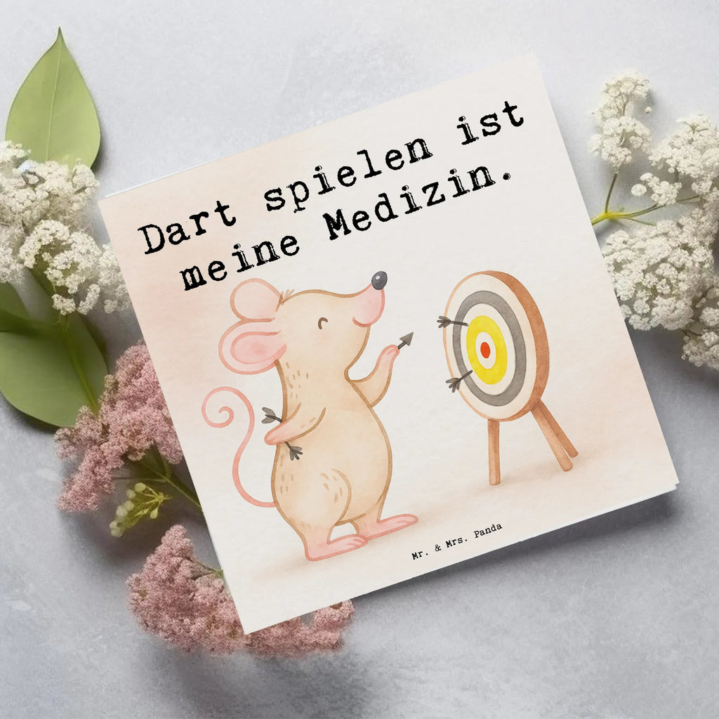 Deluxe Karte Maus Dart spielen Design Karte, Hochwertige Klappkarte, Hochwertige Grußkarte, Klappkarte, Einladungskarte, Grußkarte, Glückwunschkarte, Hochzeitskarte, Geburtstagskarte, Geschenk, Sport, Sportart, Hobby, Schenken, Danke, Dankeschön, Auszeichnung, Gewinn, Sportler, Dart spielen, Dart Turnier, Darten, Darts