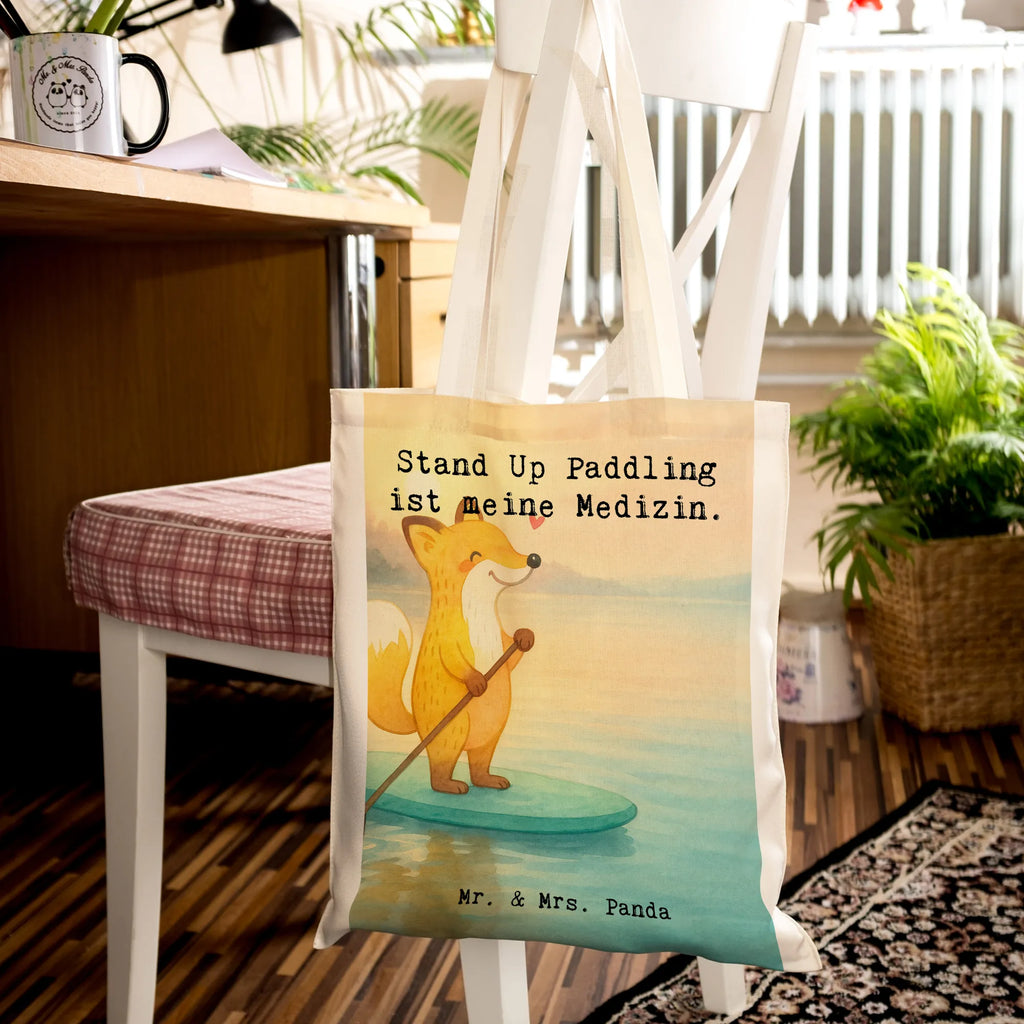 Tragetasche Fuchs Stand Up Paddling Design Stoffbeutel, Laptoptasche, Strandtasche, Stofftasche, Shopper, Umhängetasche, Jutebeutel, Beuteltasche, Beutel, Badetasche, Einkaufstüte, Einkaufstasche, Tasche, Schultertasche, Jutetasche, Tragetasche, Geschenk, Sport, Sportart, Hobby, Schenken, Danke, Dankeschön, Auszeichnung, Gewinn, Sportler, SUB, Stand Up Paddling, Paddle Boarding, Stand up paddle, subben