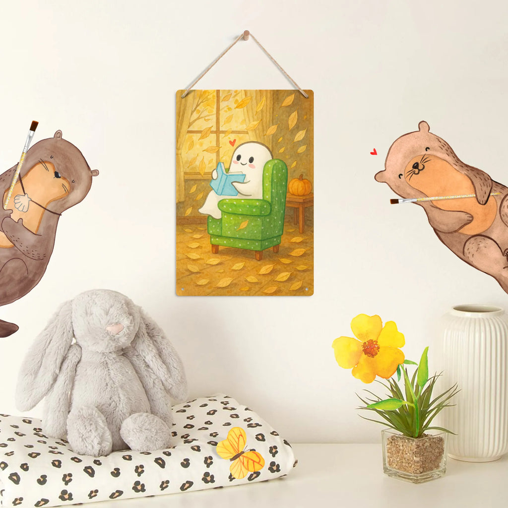 Malen nach Zahlen Metallschild Gespenst  Buch  Design Kreativität, Malen nach Zahlen, Malen, Künstler, DIY, Baseln, Kunstwerk, Ausmalbild, Bastelidee, Halloween, Deko, Martinssingen, Dekoration, Geschenke, Schenken, Buch, Gespenst, Herbst, gemütlich