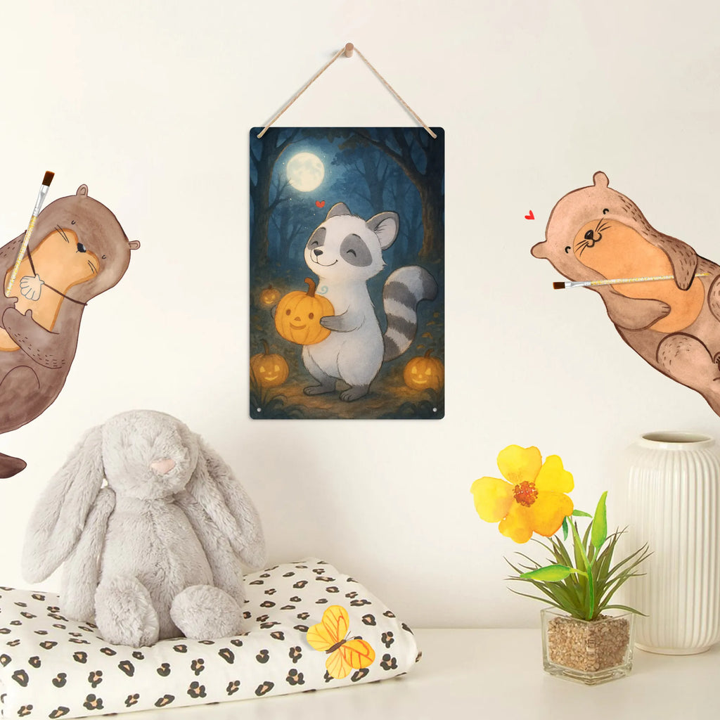 Malen nach Zahlen Metallschild Waschbär Kürbis Design Malen, Kunstwerk, Baseln, DIY, Bastelidee, Kreativität, Ausmalbild, Malen nach Zahlen, Künstler, Halloween, Deko, Martinssingen, Dekoration, Geschenke, Schenken, Waschbär, Kürbis, Halloween Deko, Süßes sonst gibt's saures, Trick or Treat