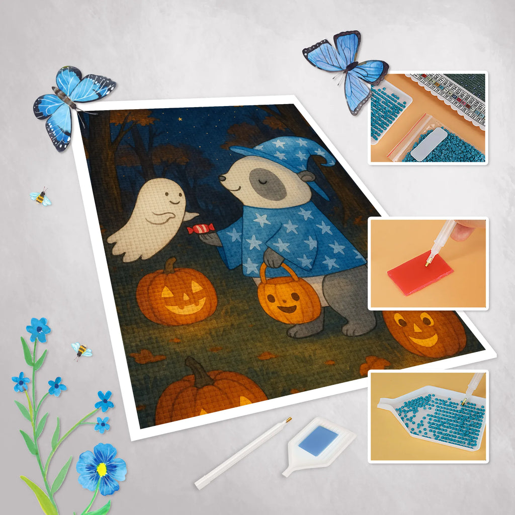 Diamond Painting Panda Zauberer Design Diamond Painting Kit, Diamond Painting Deko, Diamant Mosaik, Diamond Painting Für Erwachsene, Diamant Malerei, Diamond Painting Puzzle, Diamond Painting Motive, Rhinestone Painting, DIY Diamond Painting, Kristallbild, DIY Strass Bild, Diamond Painting Schlüsselanhänger, Strass Malerei, Diamond Painting Werkzeuge, Diamond Painting Full Drill, Diamond Painting Geschenkidee, Diamond Painting Tiere, Diamond Art, Diamond Painting Profi Set, Diamond Painting Pinzette, Diamond Painting Rundbohrer, Diamond Painting Muster, Diamond Painting Landschaft, 5D Diamant Malerei, Diamond Painting Zubehör, Diamond Painting Modern, Diamond Painting Schablone, Diamant Bild, Diamond Painting Partial Drill, Diamond Painting Tablett, Diamond Painting Quadratbohrer, Diamond Painting Porträt, Diamond Painting Tray, Diamond Painting Anfänger Set, Diamond Painting Leinwand, Diamond Painting, Diamond Painting Blumen, Diamond Painting Klassisch, Diamond Painting Bohrer, Diamond Painting Set, Diamond Painting Für Kinder, Diamant Stickerei, Halloween, Deko, Martinssingen, Dekoration, Geschenke, Schenken, Zauberer, Trick or Treat, Panda, Gespenst, Süßes sonst gibt's saures, Halloween Deko