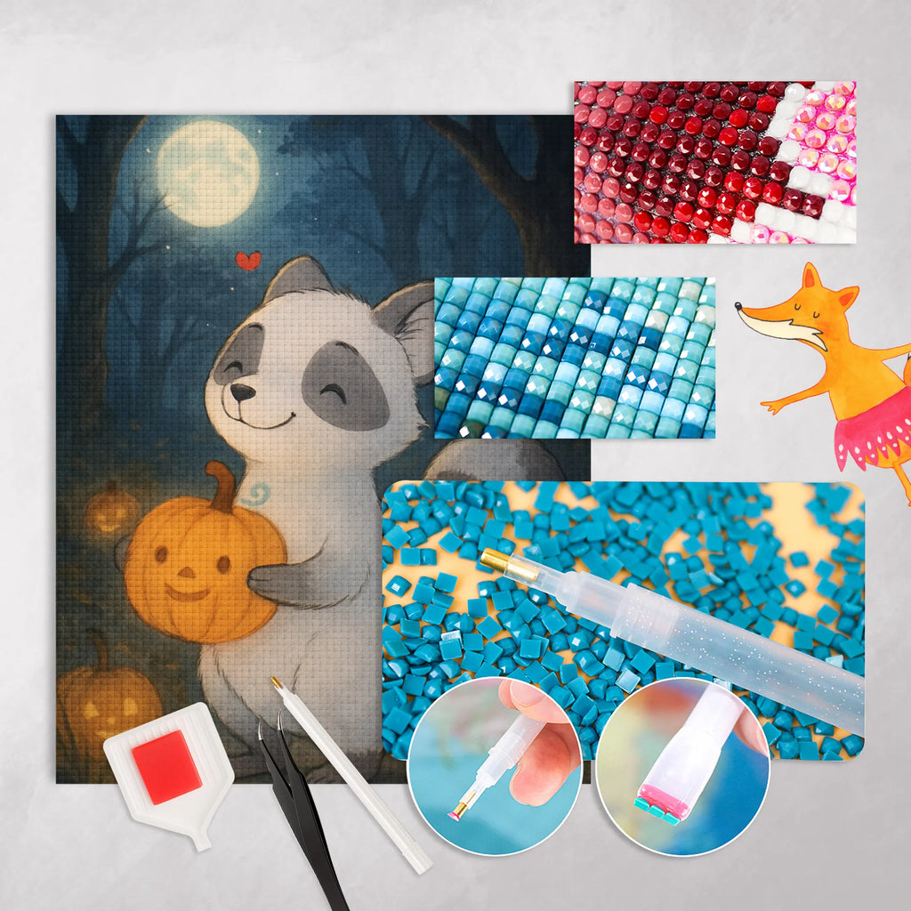 Diamond Painting Waschbär Kürbis Design Diamond Painting Schlüsselanhänger, Diamond Painting, Diamond Painting Zubehör, Diamond Painting Anfänger Set, Diamond Painting Rundbohrer, Diamond Painting Werkzeuge, Diamond Painting Geschenkidee, Diamond Painting Für Erwachsene, Diamond Painting Kit, Strass Malerei, Diamond Painting Landschaft, Diamond Painting Porträt, Diamond Painting Set, Diamond Painting Puzzle, Diamond Painting Full Drill, Diamond Painting Partial Drill, Diamant Stickerei, Rhinestone Painting, Diamond Painting Tray, DIY Diamond Painting, Diamond Painting Schablone, Diamant Mosaik, Diamond Painting Pinzette, DIY Strass Bild, 5D Diamant Malerei, Diamond Painting Quadratbohrer, Diamond Painting Für Kinder, Diamond Painting Leinwand, Diamond Painting Tablett, Diamond Painting Deko, Diamond Painting Modern, Diamant Bild, Diamant Malerei, Diamond Painting Bohrer, Diamond Painting Muster, Kristallbild, Diamond Painting Motive, Diamond Art, Diamond Painting Blumen, Diamond Painting Klassisch, Diamond Painting Tiere, Diamond Painting Profi Set, Halloween, Deko, Martinssingen, Dekoration, Geschenke, Schenken, Halloween Deko, Kürbis, Trick or Treat, Waschbär, Süßes sonst gibt's saures