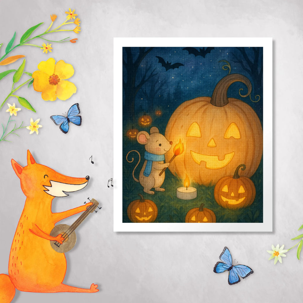 Diamond Painting pumpkin mouse Design Halloween, decoration, Martin singing, decor, gifts, giving
