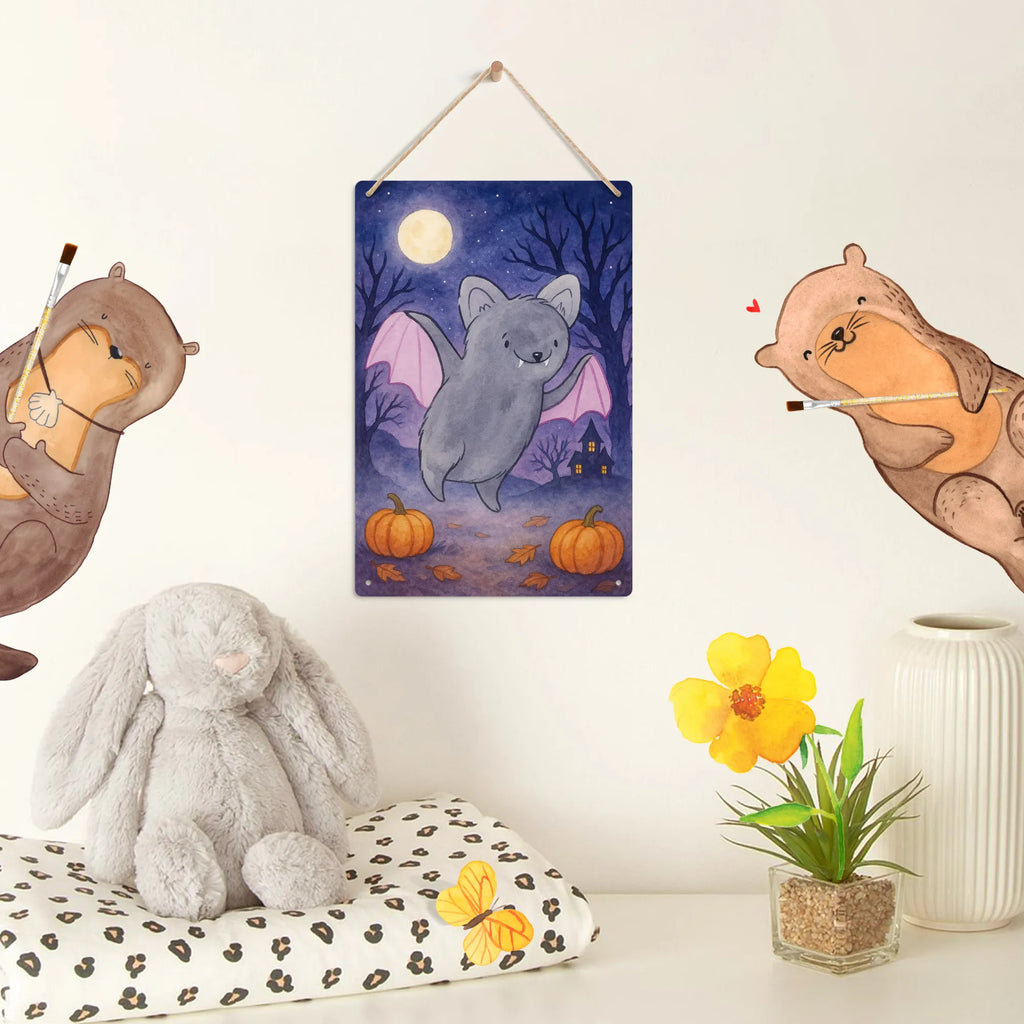 Malen nach Zahlen Metallschild Fledermaus Erschrecken Design Künstler, Malen, Bastelidee, Kreativität, Ausmalbild, DIY, Baseln, Kunstwerk, Malen nach Zahlen, Halloween, Deko, Martinssingen, Dekoration, Geschenke, Schenken