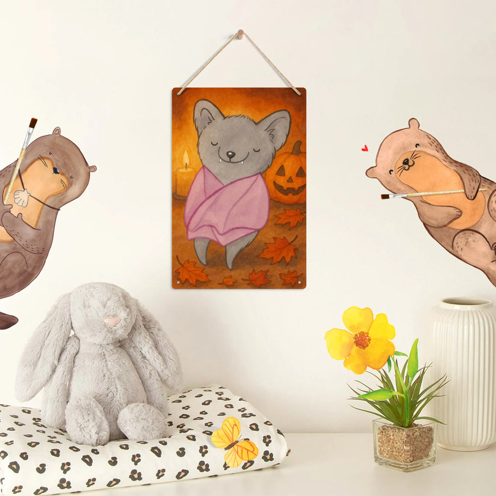 Malen nach Zahlen Metallschild Fledermaus Chillt Design Kunstwerk, Kreativität, Bastelidee, Künstler, Ausmalbild, Malen nach Zahlen, DIY, Malen, Baseln, Halloween, Deko, Martinssingen, Dekoration, Geschenke, Schenken