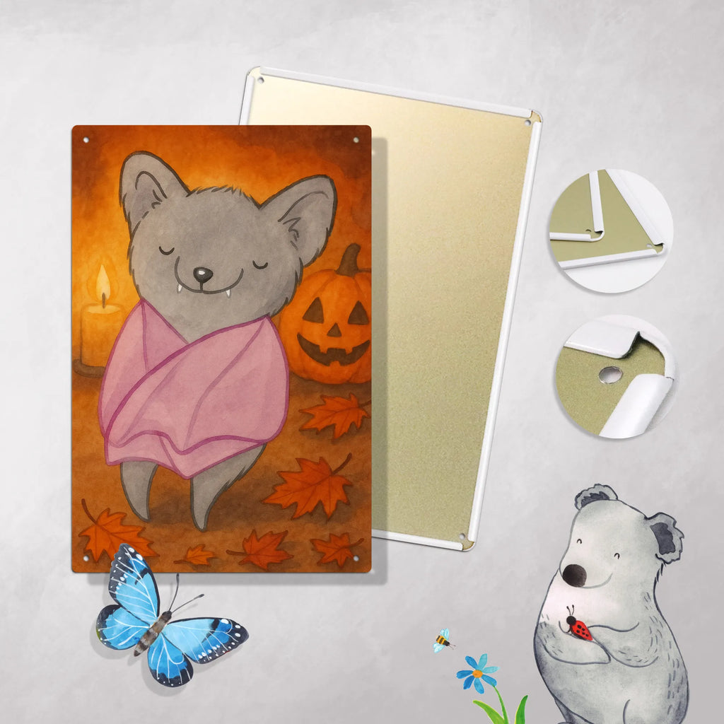 Malen nach Zahlen Metallschild Fledermaus Chillt Design Kunstwerk, Kreativität, Bastelidee, Künstler, Ausmalbild, Malen nach Zahlen, DIY, Malen, Baseln, Halloween, Deko, Martinssingen, Dekoration, Geschenke, Schenken