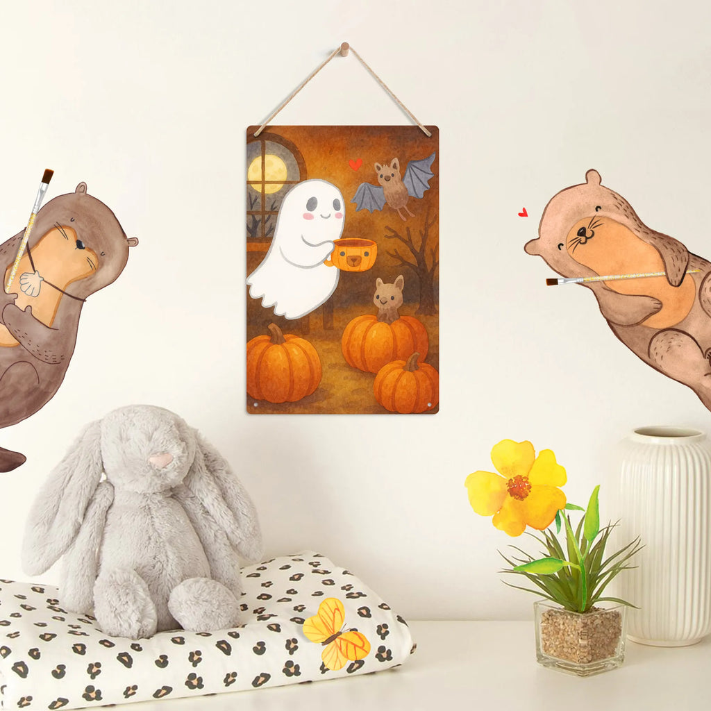 Malen nach Zahlen Metallschild Gespenst Kaffee Design Malen nach Zahlen, DIY, Kunstwerk, Kreativität, Künstler, Bastelidee, Baseln, Malen, Ausmalbild, Halloween, Deko, Martinssingen, Dekoration, Geschenke, Schenken, Gespenst, Kaffee