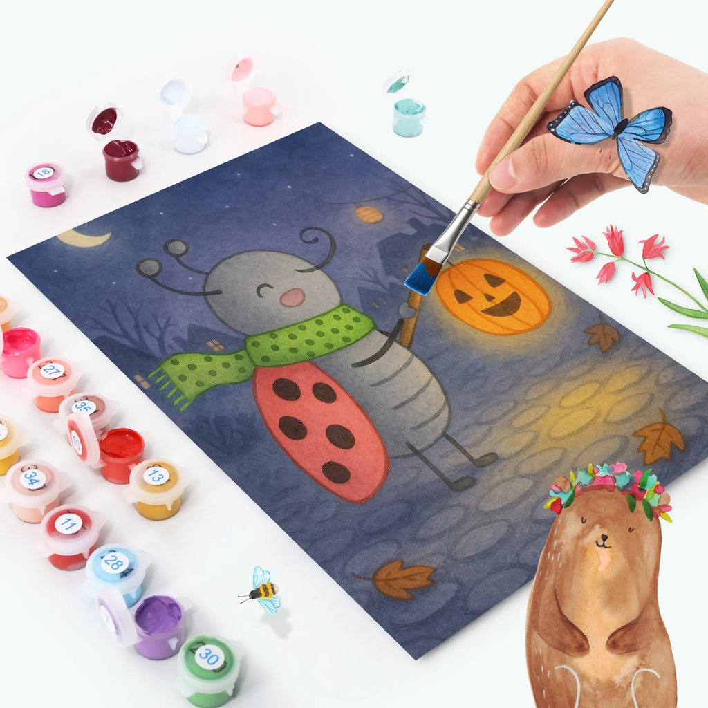 Malen nach Zahlen Smörle Laterne Design DIY, Künstler, Baseln, Malen nach Zahlen, Bastelidee, Ausmalbild, Kunstwerk, Kreativität, Malen, Halloween, Deko, Martinssingen, Dekoration, Geschenke, Schenken, Marienkäfer, Laterne, Herbst