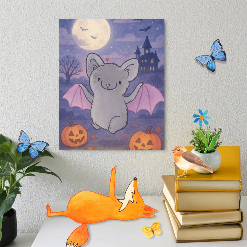 Paint by Numbers Bat Classic Design Kunstwerk, Ausmalbild, DIY, Malen nach Zahlen, Malen, Kreativität, Bastelidee, Künstler, Baseln, Halloween, Deko, Martinssingen, Dekoration, Geschenke, Schenken