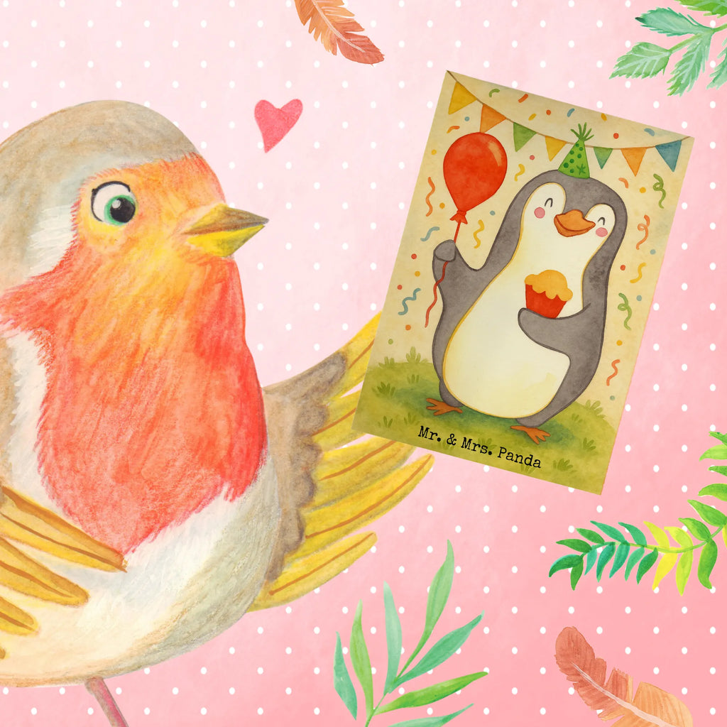 Grußkarte Pinguin Geburtstag Design Abitur, Papa, Hochzeit, Freundin, liebevoll, Abschluss, witzig, Weihnachten, Oma, Taufe, Frau, Mädchen, Mama, Aufmunterung, cool, Opa, Ostern, Glücklich, Freund, Glückwunschkarte, Klappkarte, Geburtstagskarte, Einladungskarte, Karte, Beileid, Trauerkarte, Geschenkideen, Lieblingsmensch, Junge, Grußkarte, Hochzeitskarte, Ansichtskarten, Geschenk, Geburtstag, Geburtstagsgeschenk, Kuchen, Geschenke, Party, Feiern, Torte