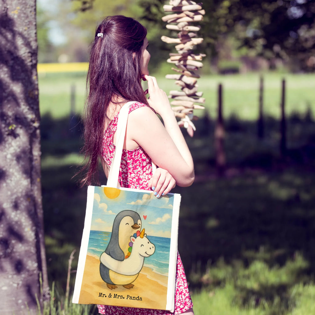 Tragetasche Pinguin Schwimmring Design Schultertasche, Einkaufsbeutel, Umhängetasche, Jutetasche, Alltagstasche, Shopper, Jutebeutel, Badetasche, Schultasche, uni tasche, shopping tasche, Beutel, Einkaufstasche, tote bag, Baumwolltasche, Beuteltasche, baumwollbeutel, Laptoptasche, bedruckte tasche, Henkeltasche, unitasche, Stoffbeutel, Strandtasche, Stofftasche, Leinentasche, Einkaufstüte, Tüte, Tragetasche, Tasche, büchertasche, Statementbeutel, Sommer, Sommermotive, Urlaubsmotive, Produkte für Urlauber, Sommer Produkte