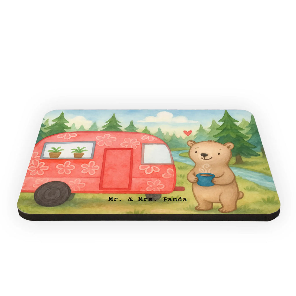 Magnet bear camper Design magnet, magnetic board, office magnet, refrigerator magnets, calendar magnet, refrigerator magnet, Gift, giving, thank you, award, profit, athlete, Vacation, Campground, Road Trip, RV