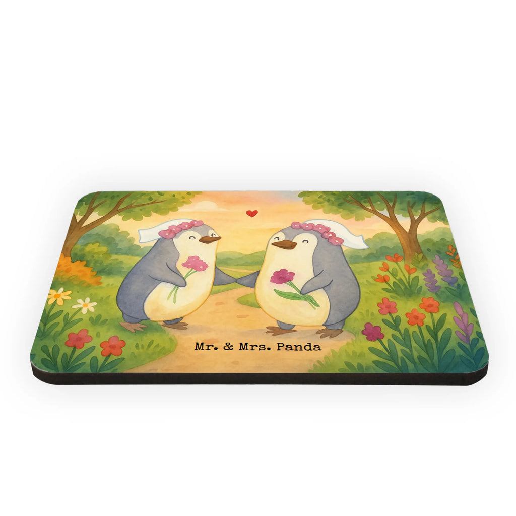 Magnet penguins Lesbian Pride Design magnet, magnetic board, office magnet, refrigerator magnet, refrigerator magnets, calendar magnet, gifts, Wedding, marriage