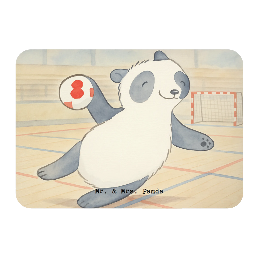 Magnet Panda Handball spielen Design Dekomagnet, Notiz Magnet, Magnete Holz, Notizhalter, Whiteboard Magnet, Kühlschrankmagnet, Kühlschrank Dekoration, fridge magnet, Motivmagnete, Souvenir Magnet, Kalendermagnet, Pinnwandmagnet, Geschenk, Schenken, Sport, Sportart, Hobby, Danke, Dankeschön, Auszeichnung, Gewinn, Sportler, Handball Turnier, Handball Verein, Handball Club, Handball spielen